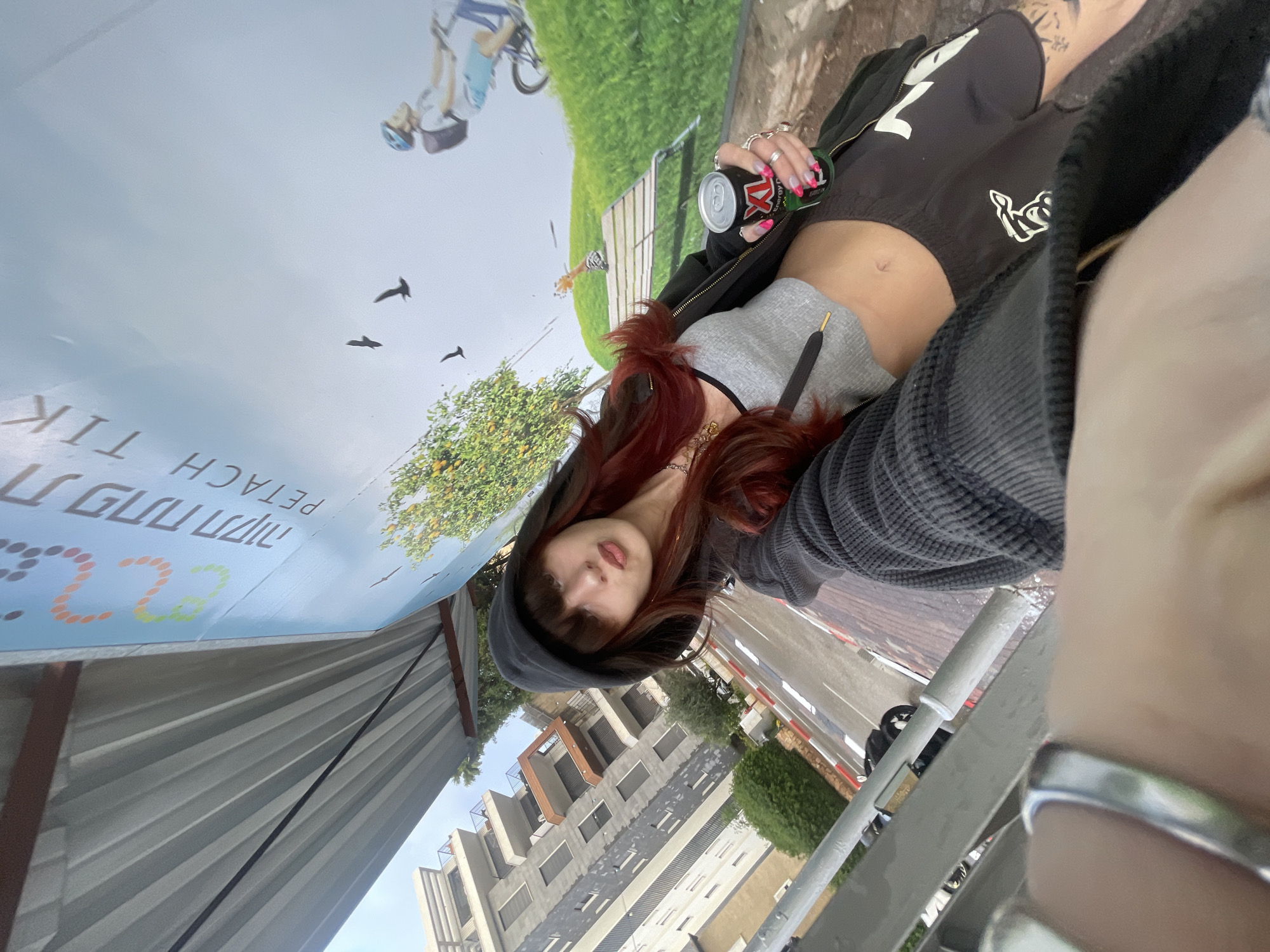 Early morning selfies and street scenes documented in Petah Tikva