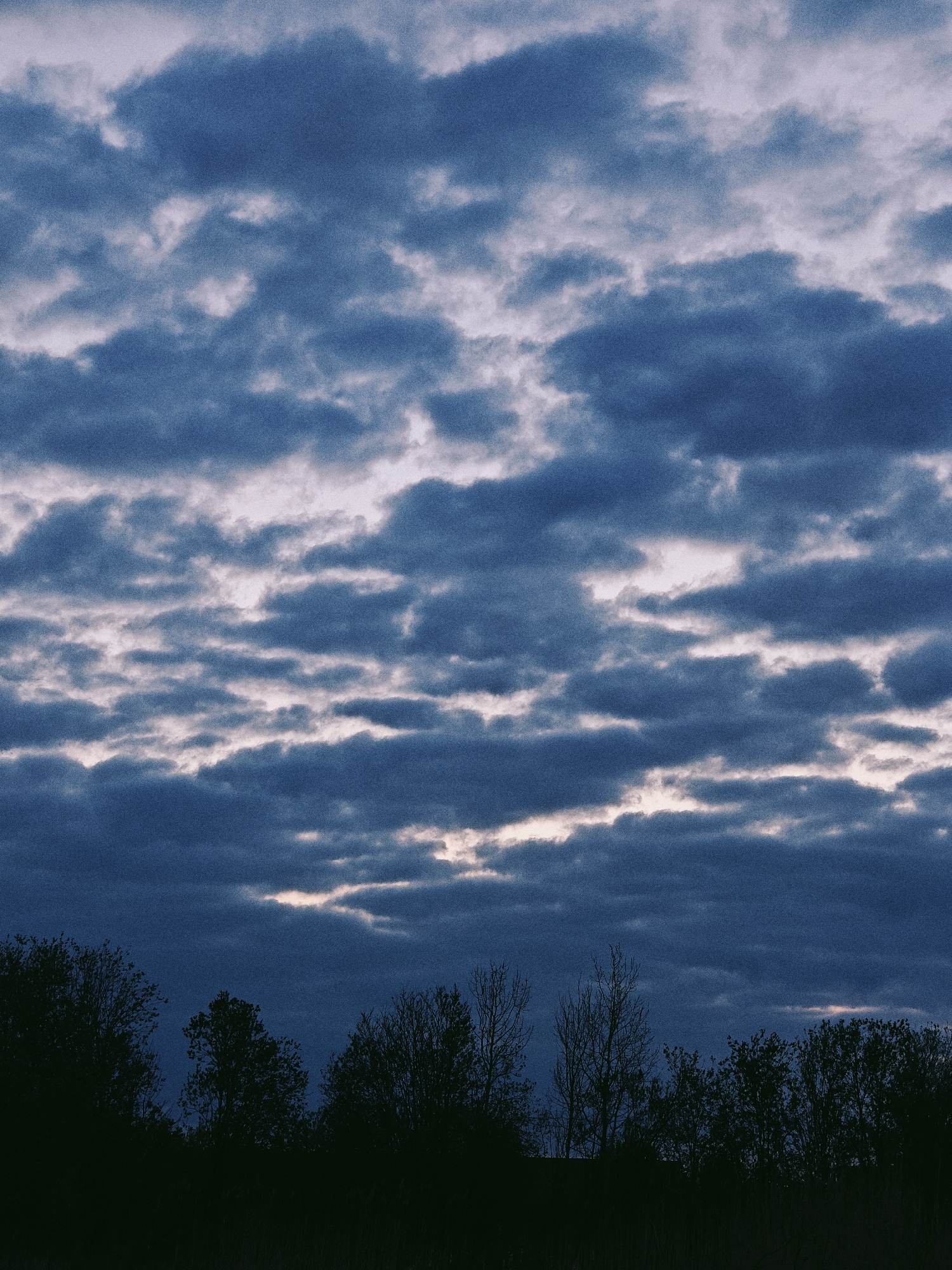 Evening sky and polluted waterway documented near Shushary, Russia