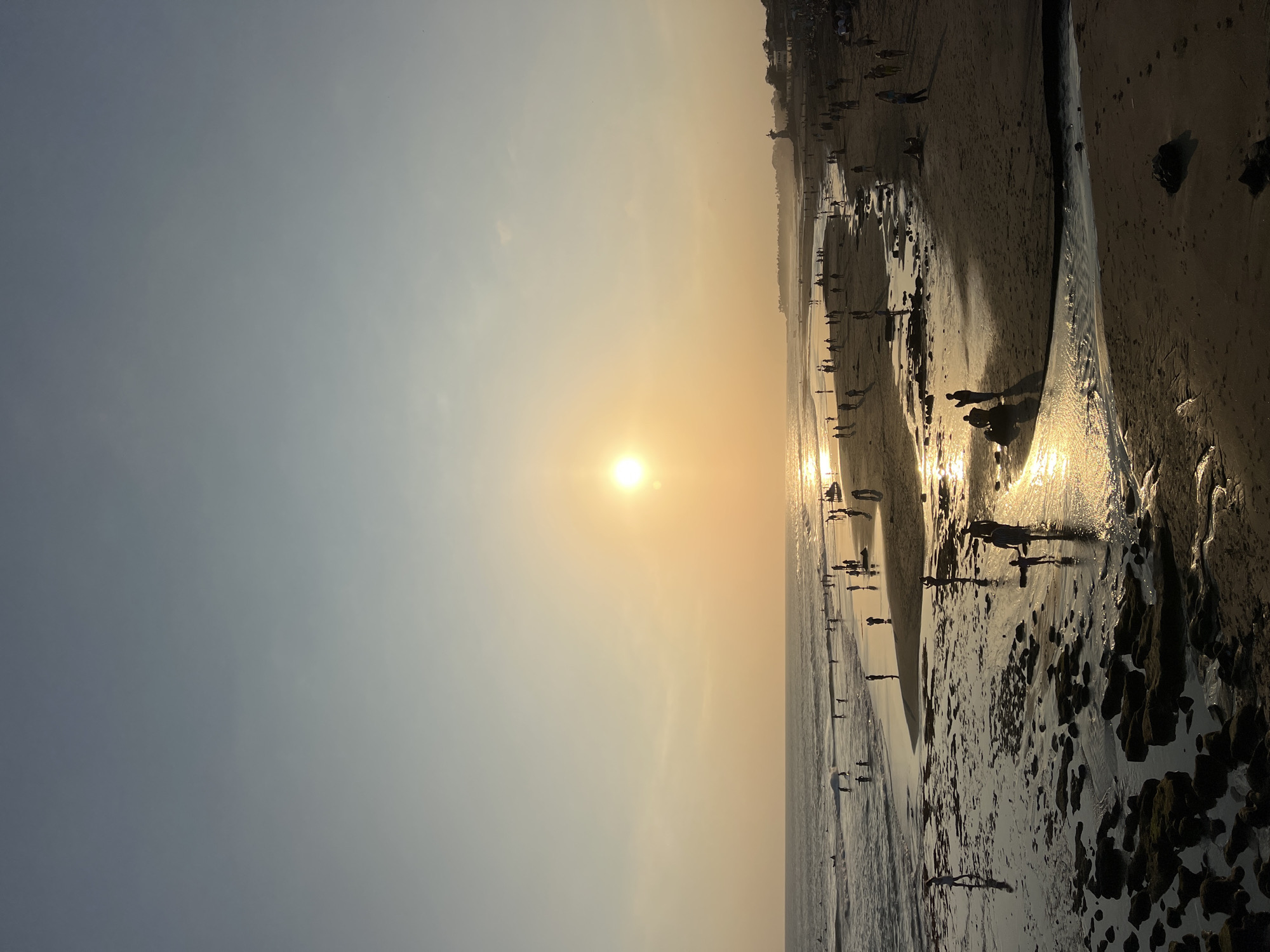 Sunset at Batu Bolong Beach, Bali's temple coast