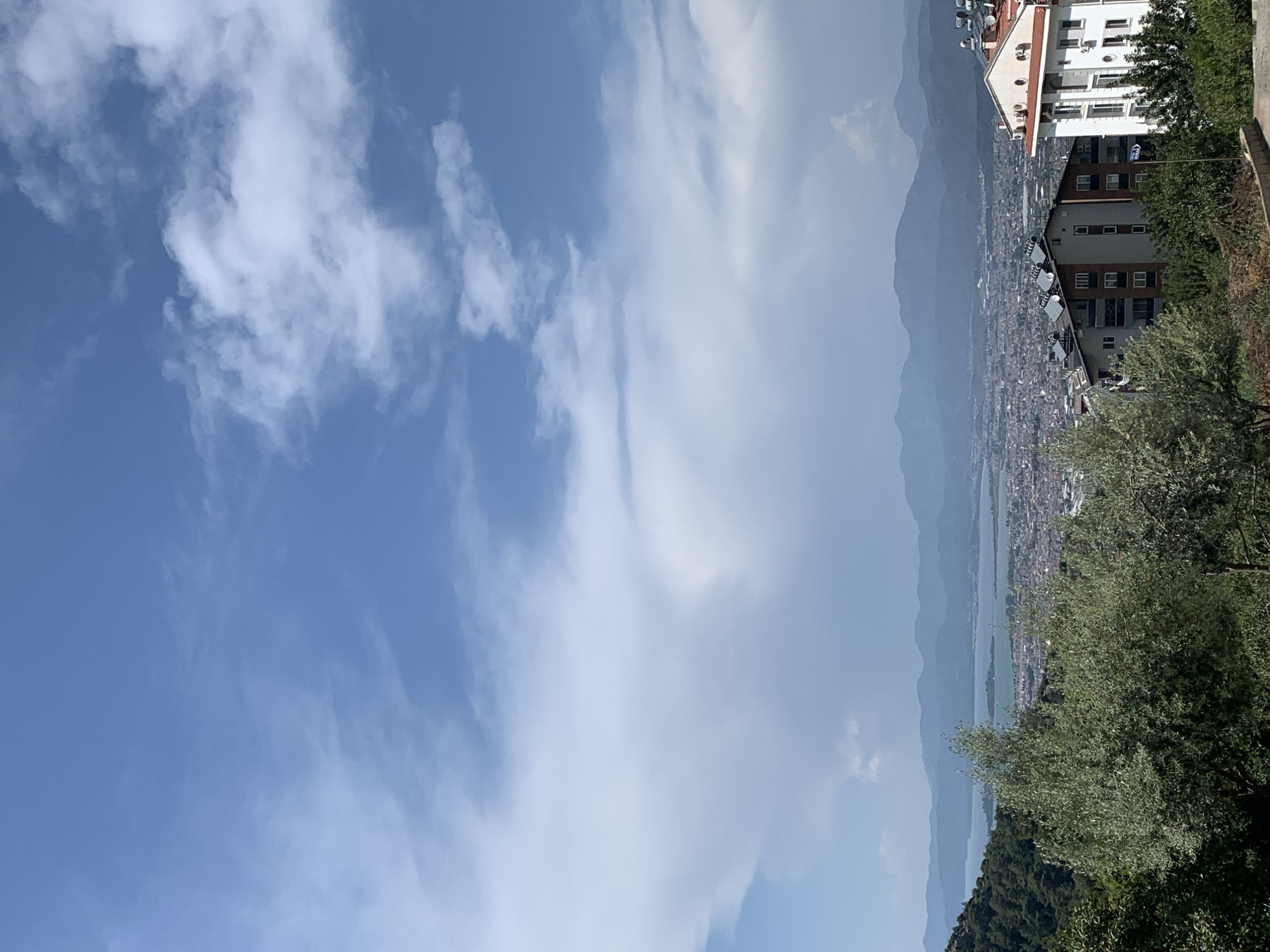 Coastal views and grazing goats observed in Fethiye Turkey