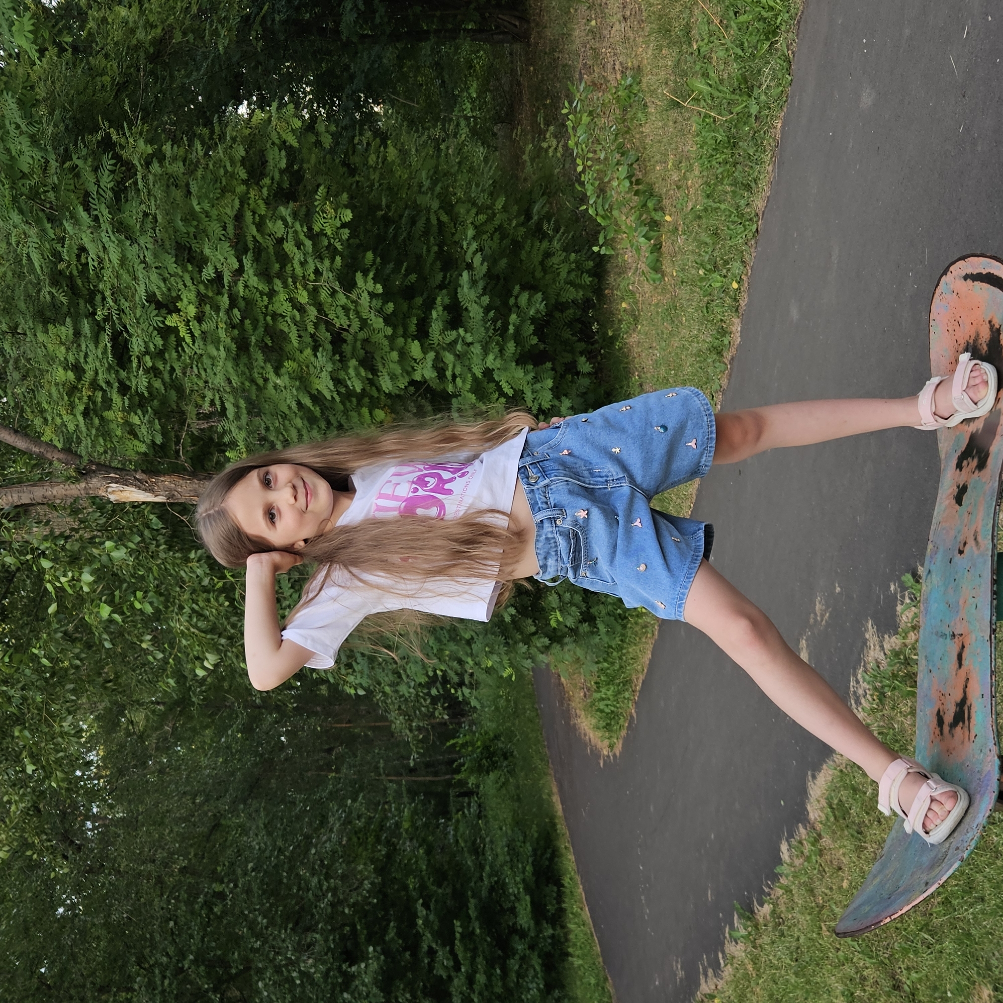 Lazy summer afternoon in a Kemerovo park