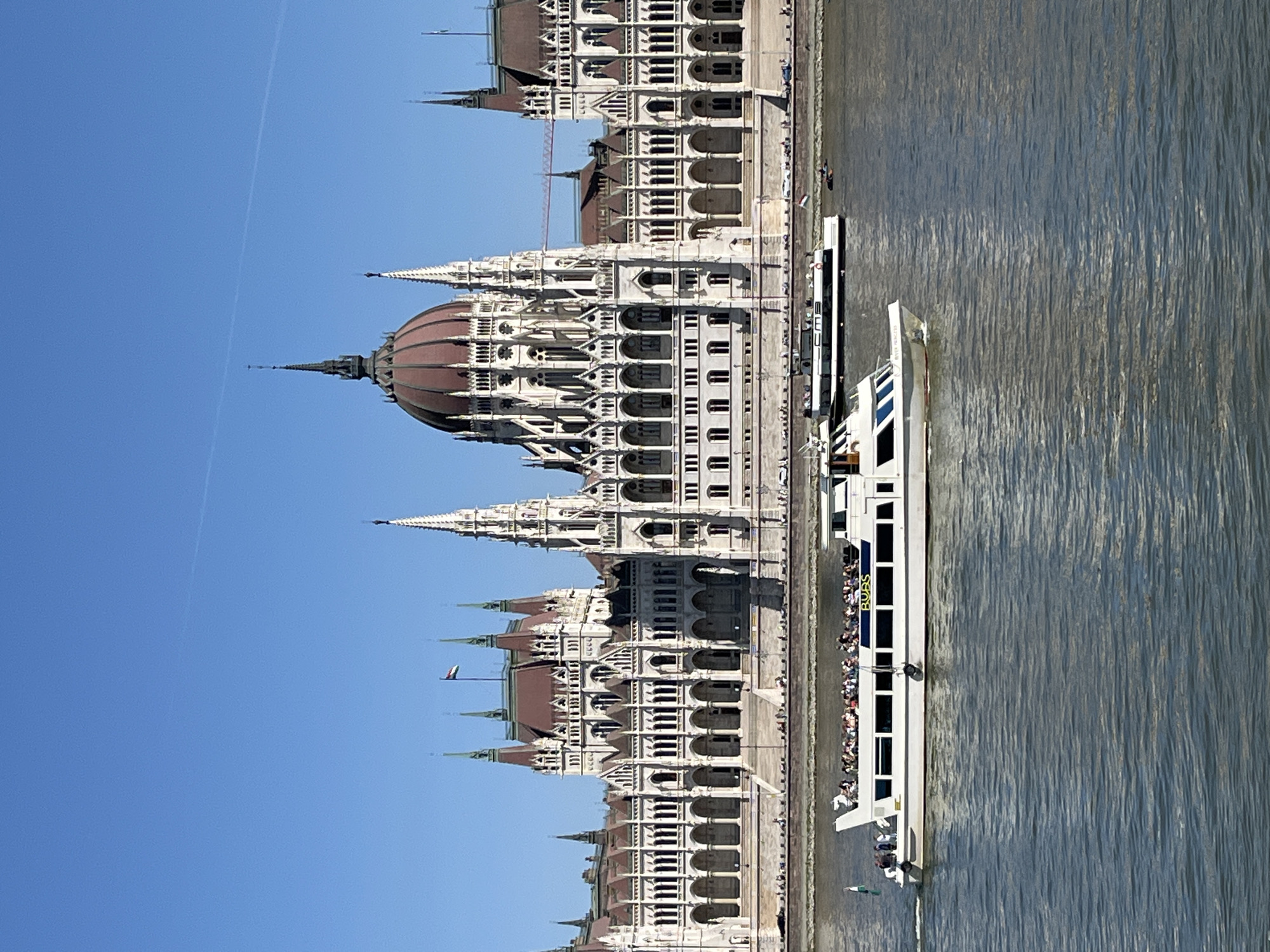 Budapest sees coordinated boat, motorcycle and bicycle activity