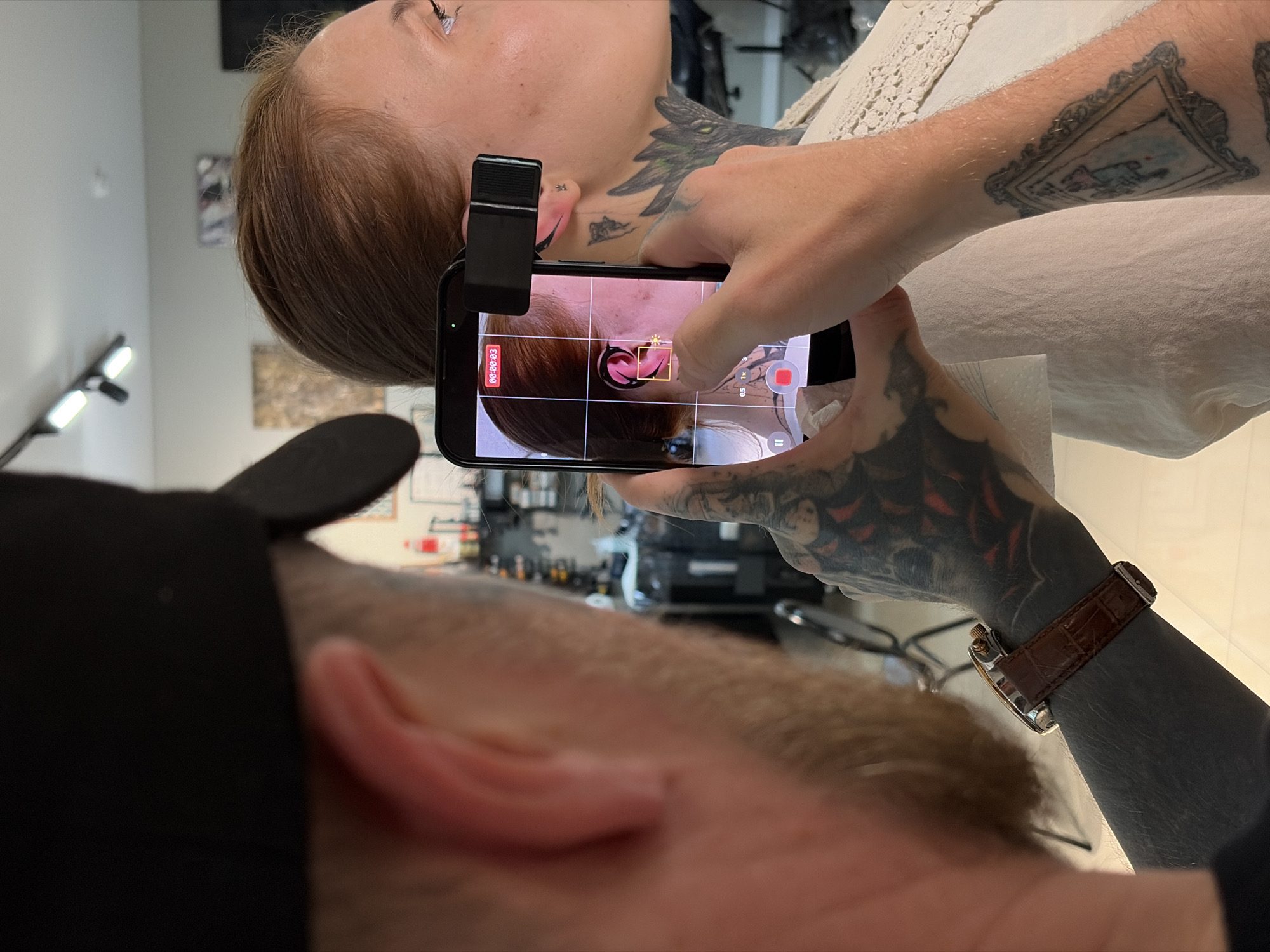 Behind the scenes at a busy Izhevsk tattoo studio
