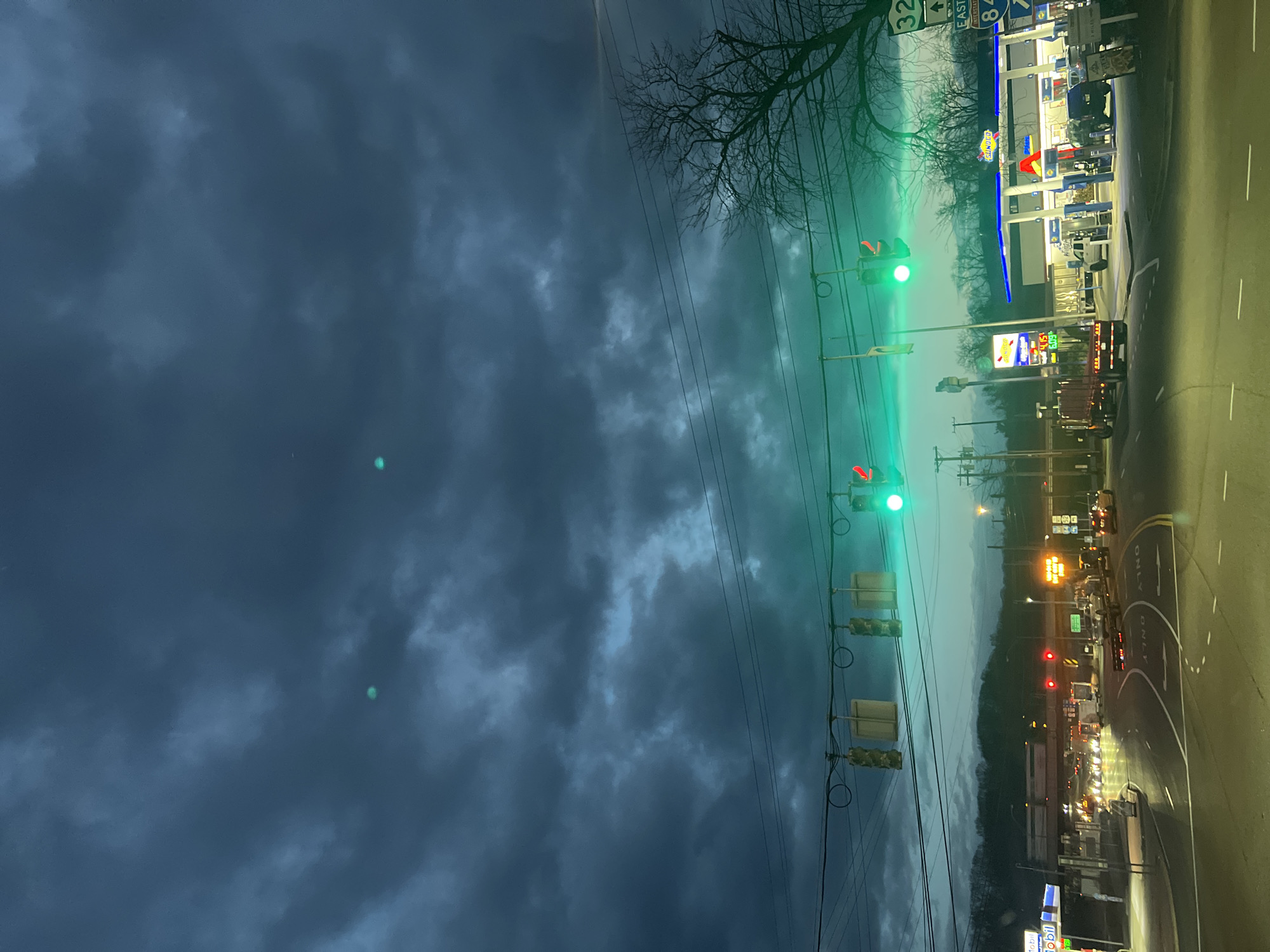 Evening drive-through visits documented across Newburgh during dusk hours