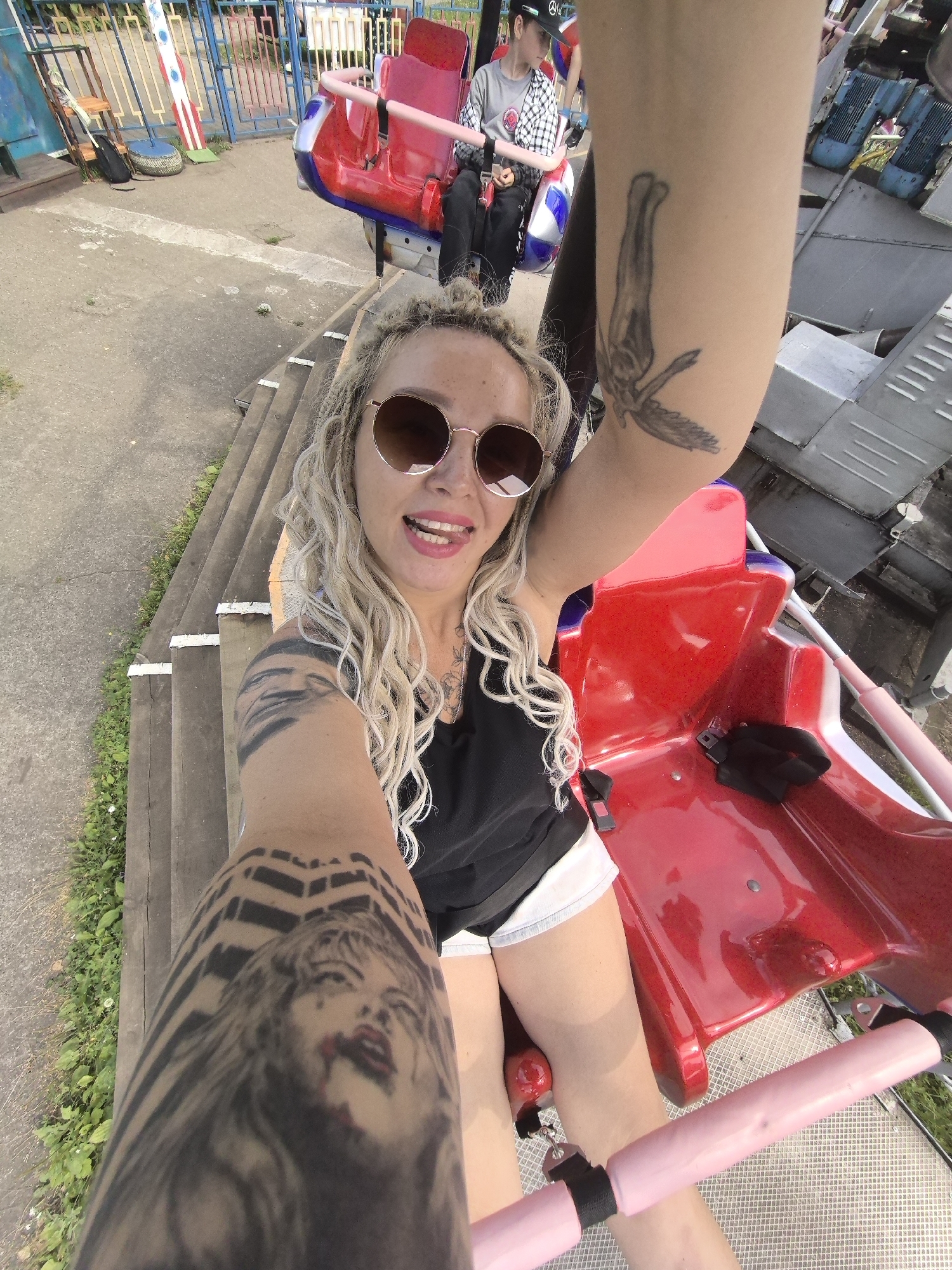 Summer fun at Chaikovsky's fairground and riverside