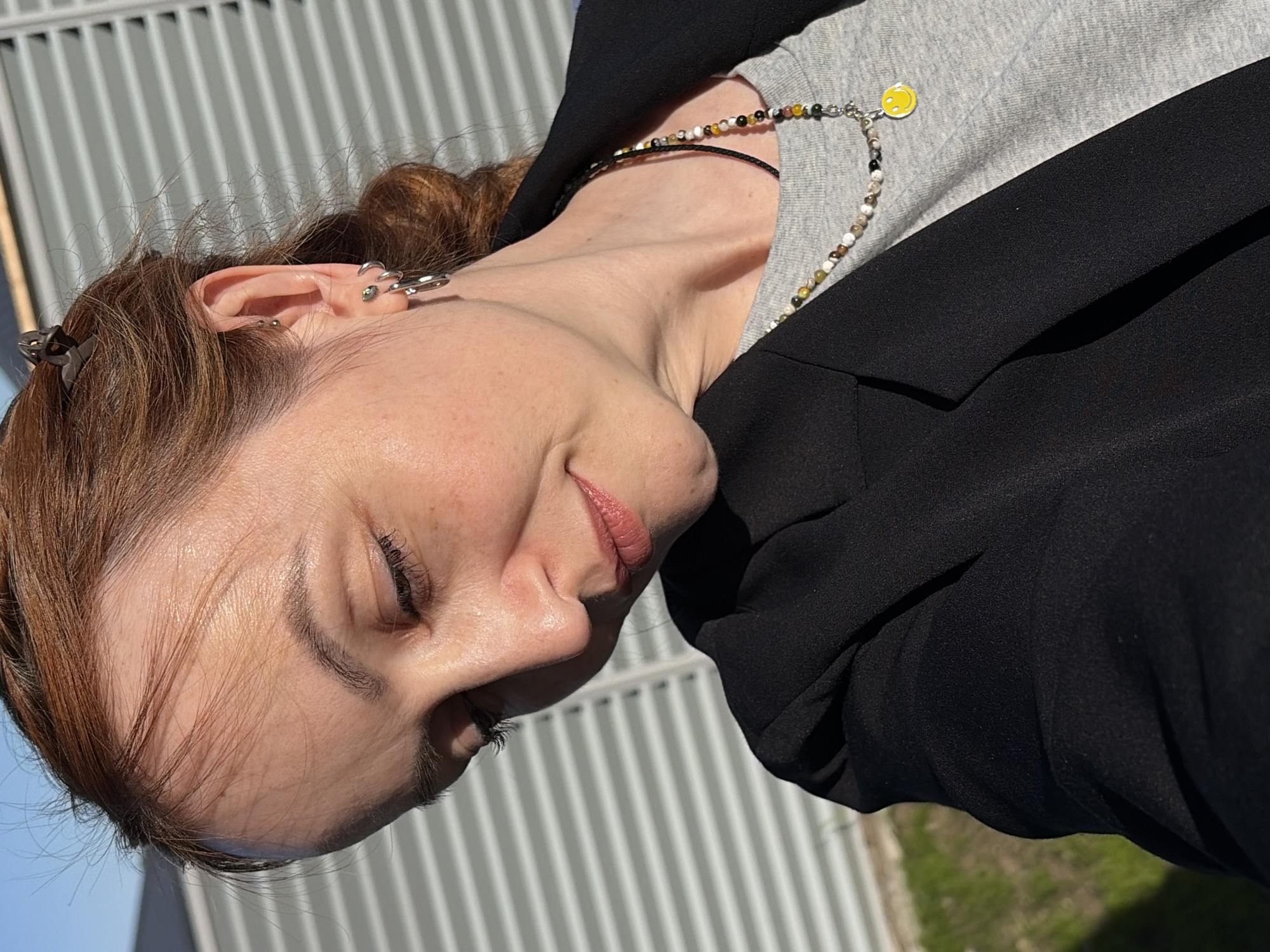 Woman photographed in various poses in Chaikovsky, Russia