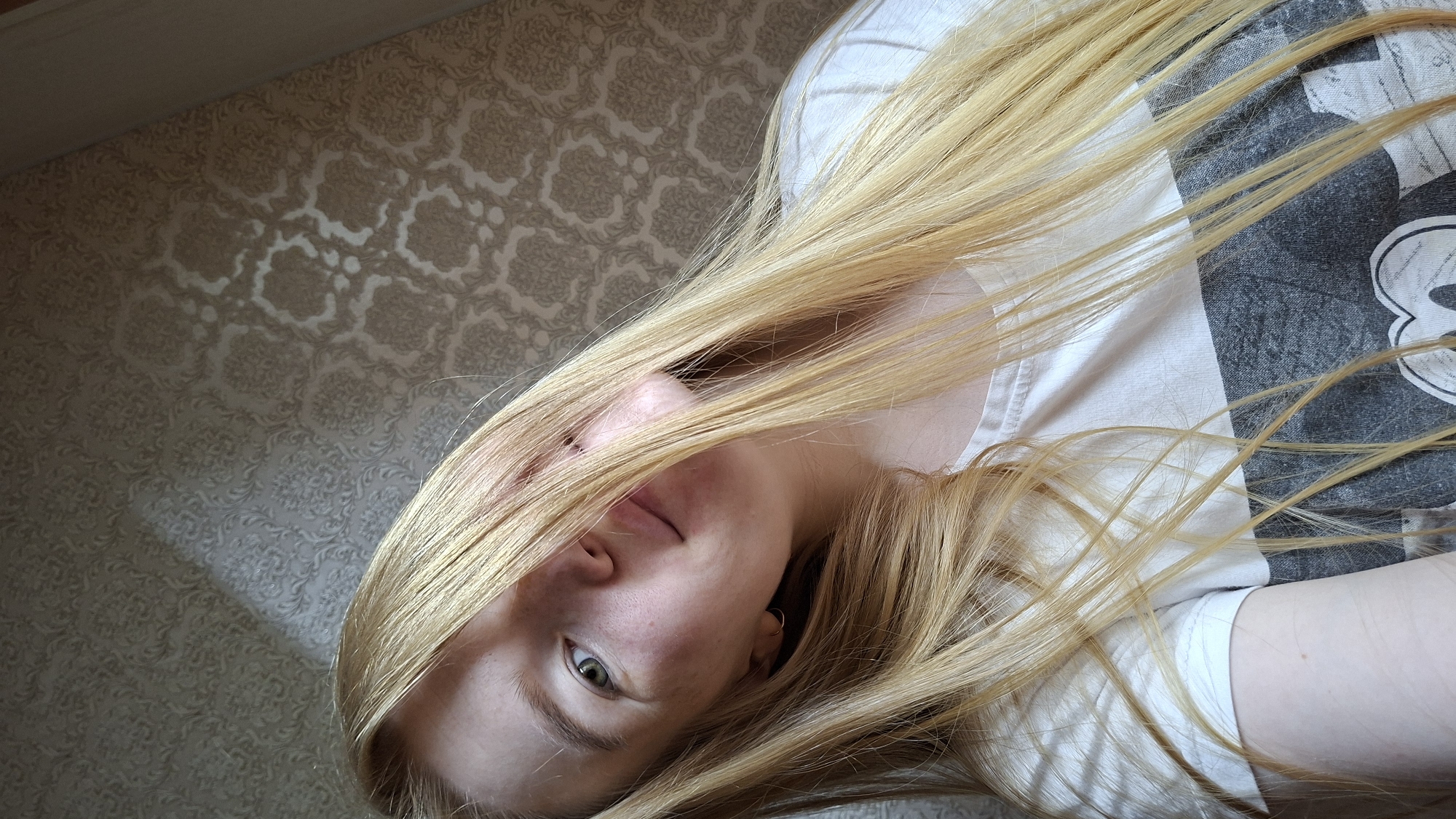 Indoor selfie session in Bolshoy Bukor, Russia