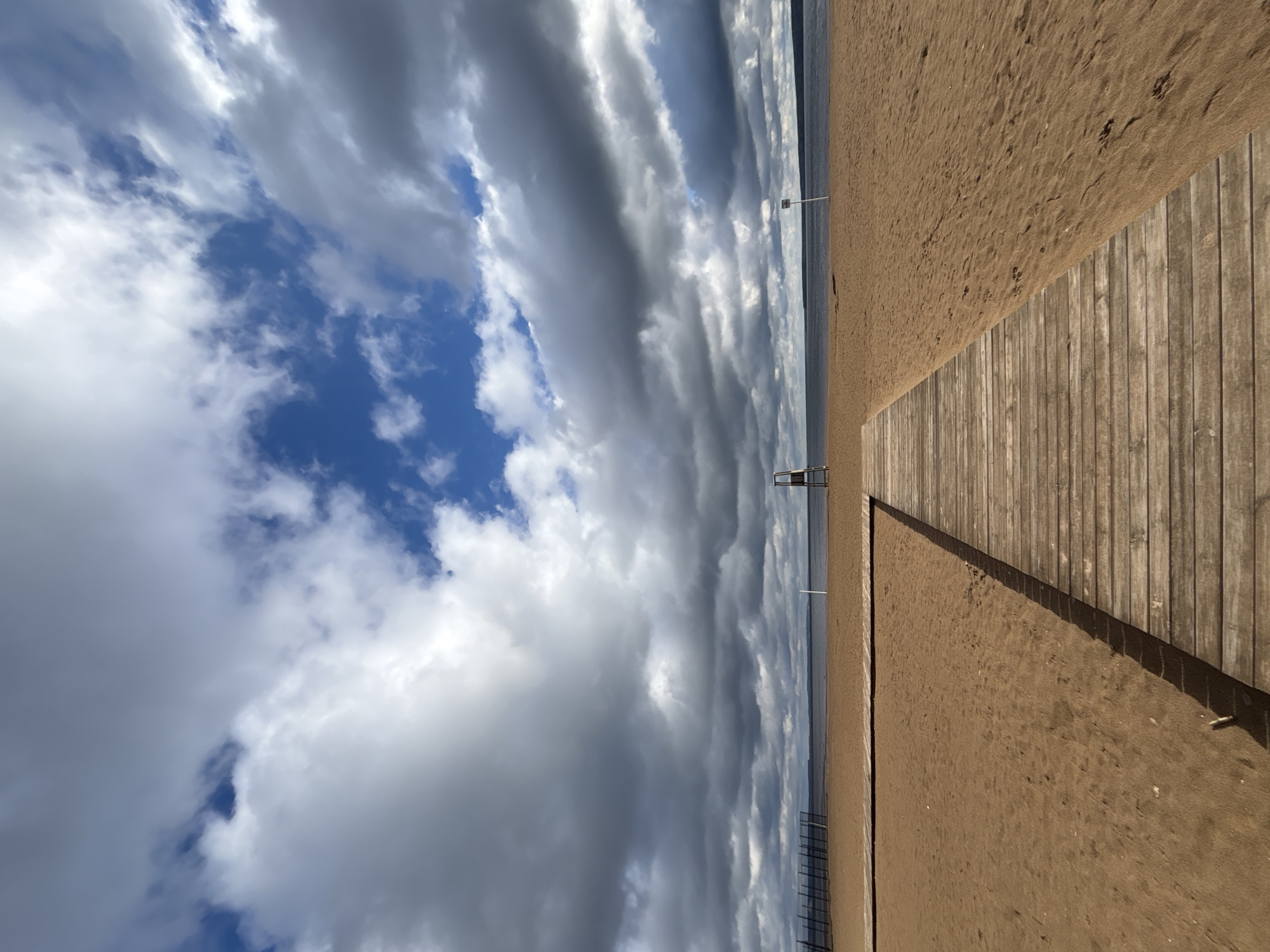 Dramatic morning skies captured over empty Chaikovsky beach
