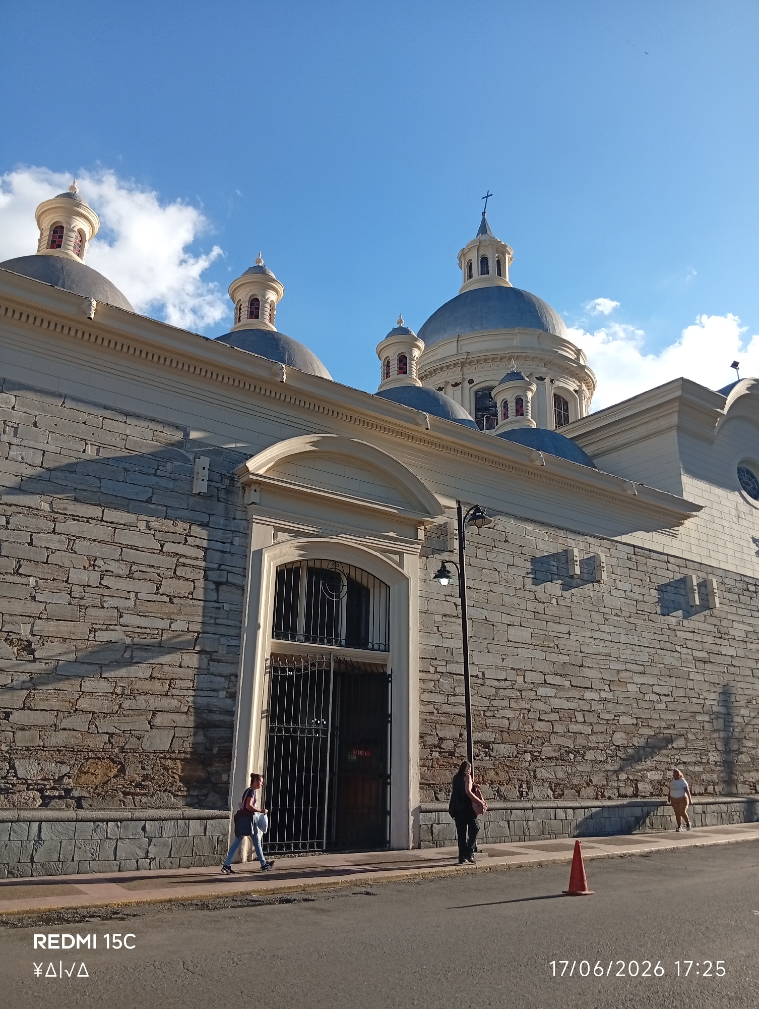 Domed stone building with arched entrance in Caracas