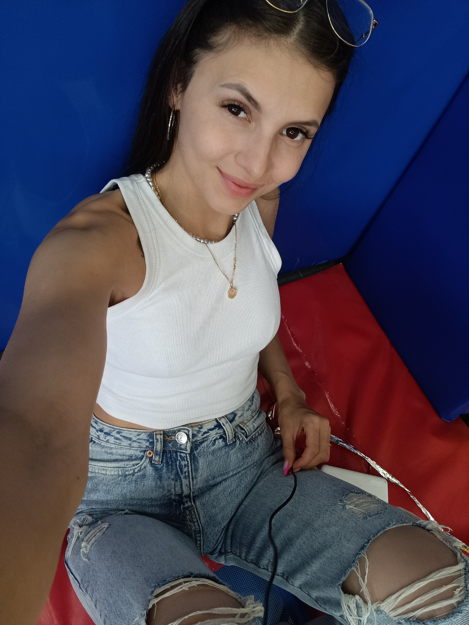 Afternoon at an indoor trampoline and play center