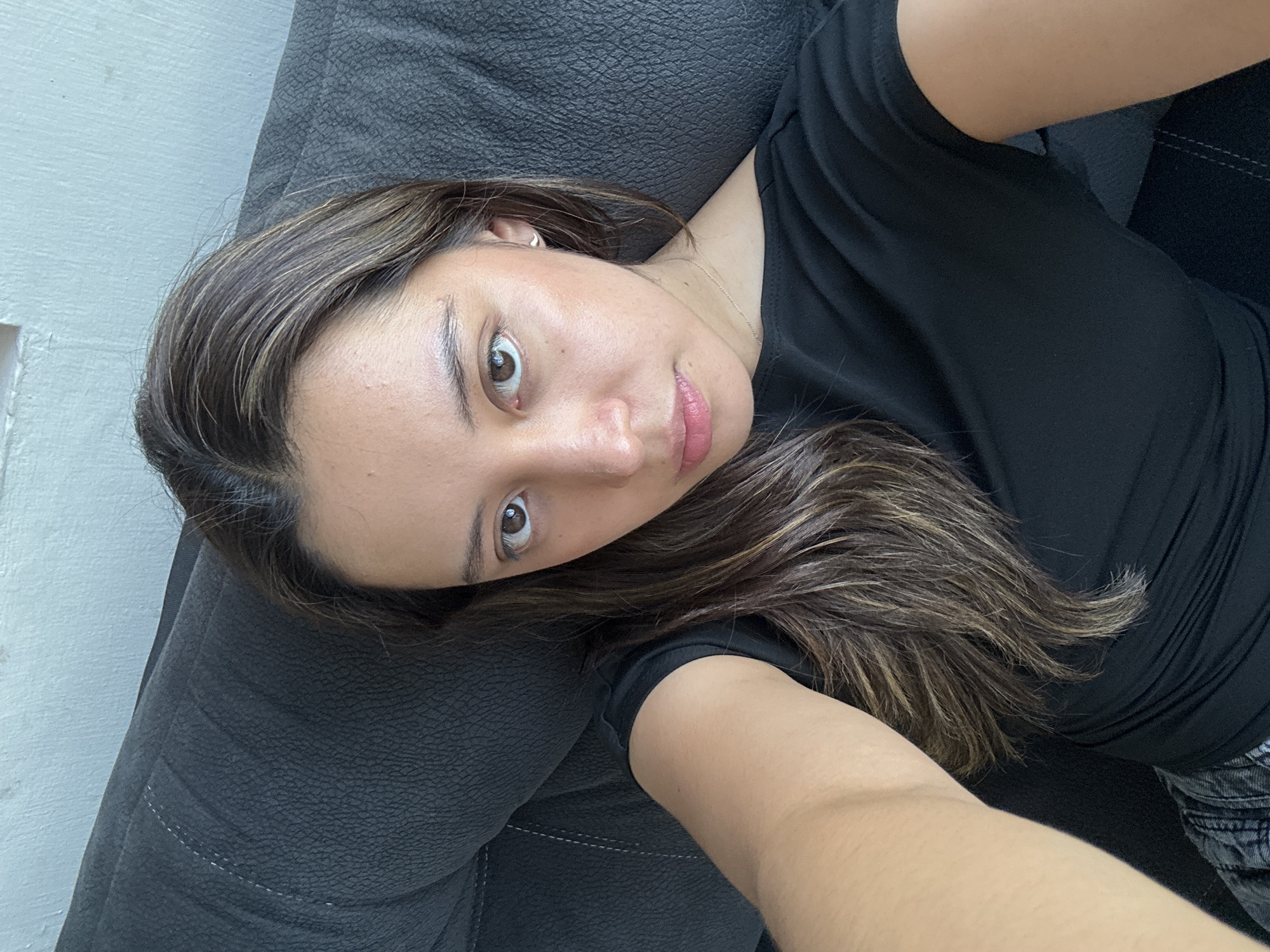 Hair salon visit and couch time in Puebla