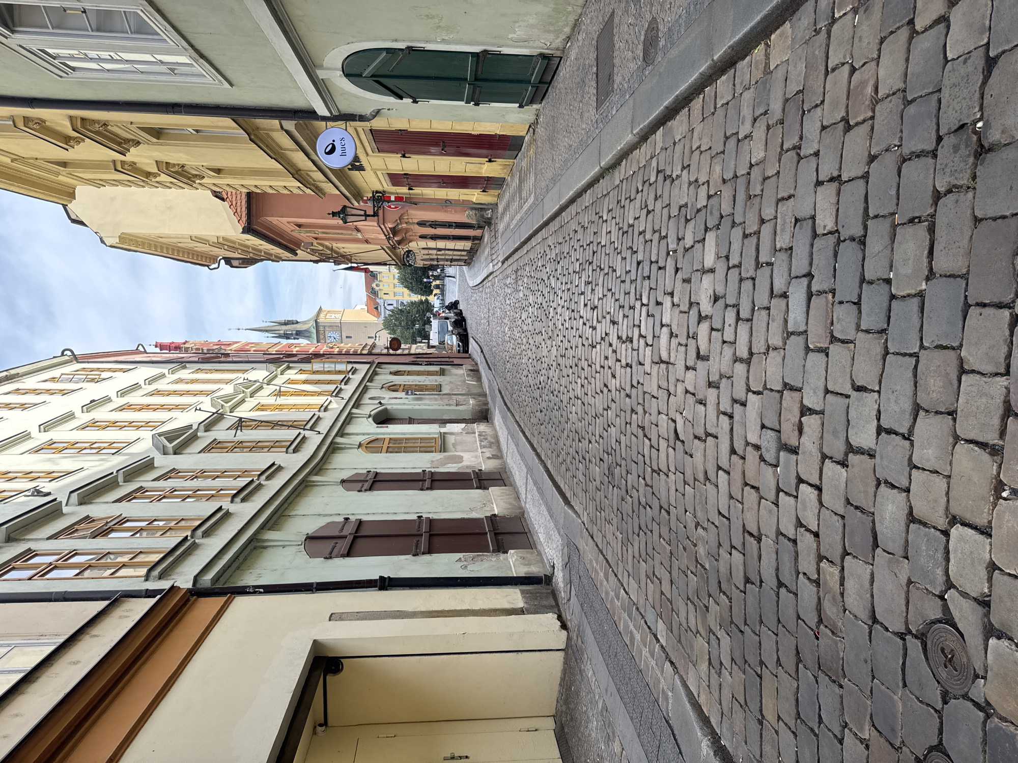 Early morning stroll through Prague's historic Old Town streets