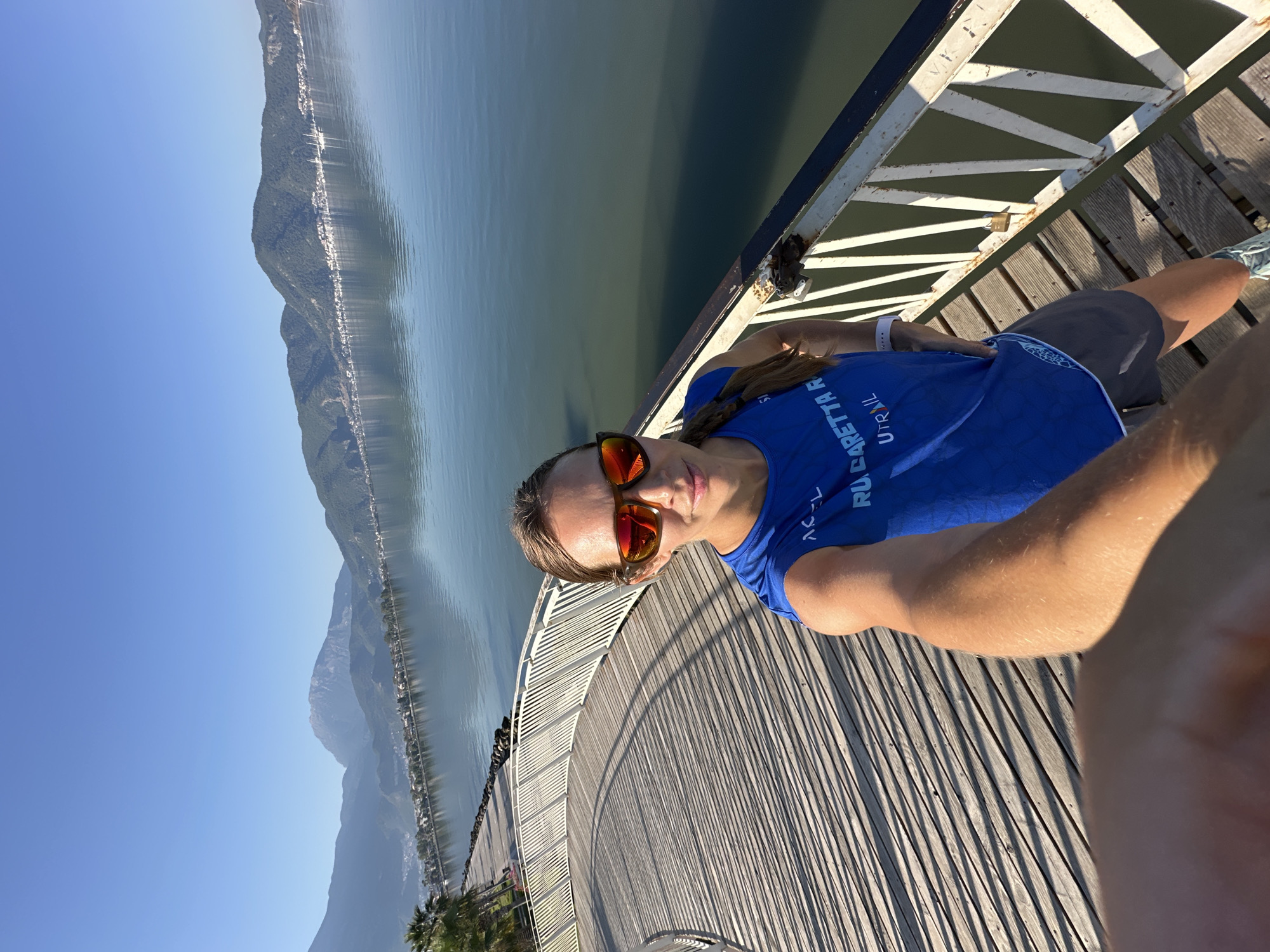 Morning activity along the Fethiye waterfront promenade