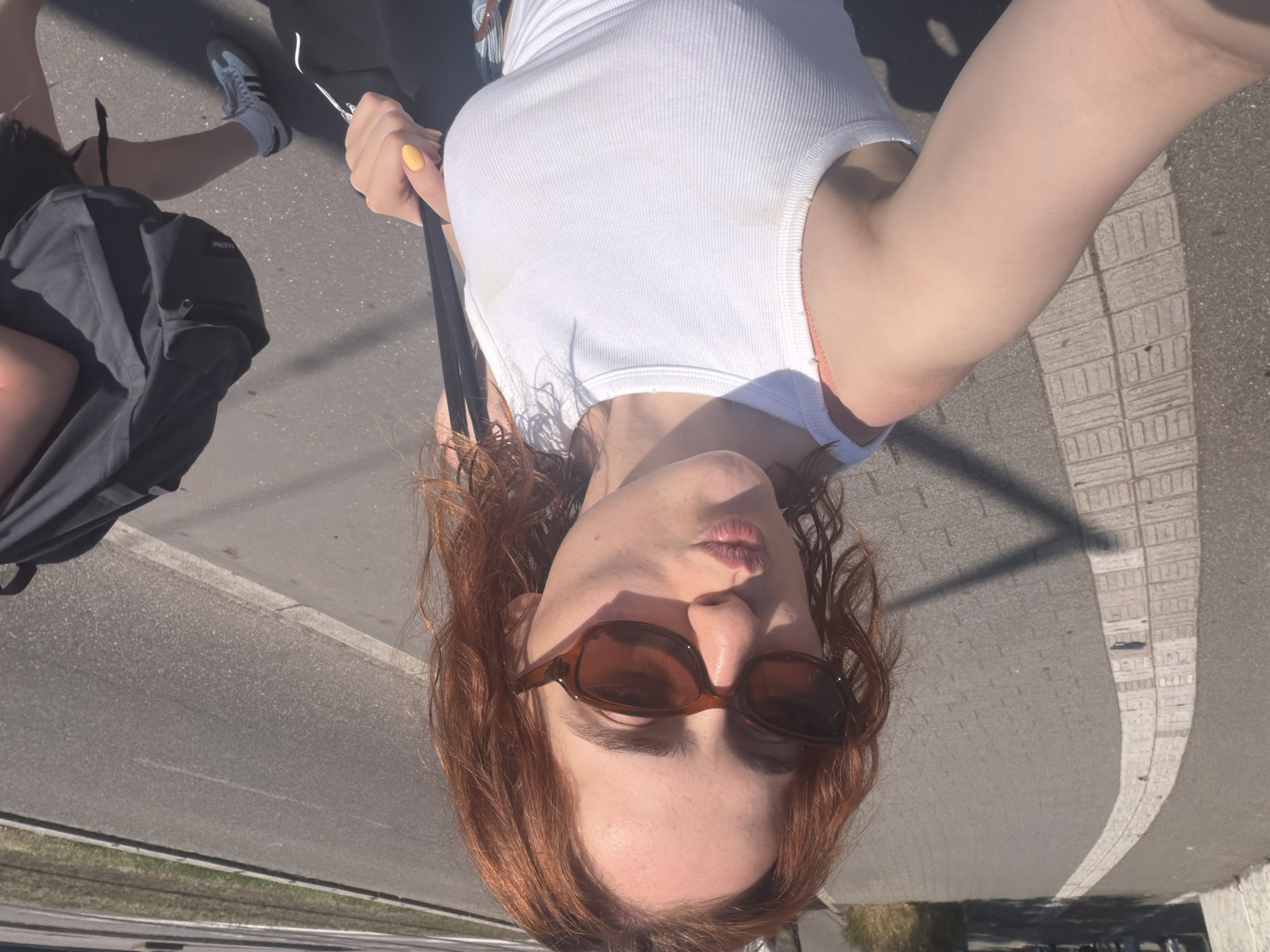Sunny afternoon selfies and landmarks in Strasbourg's European Quarter