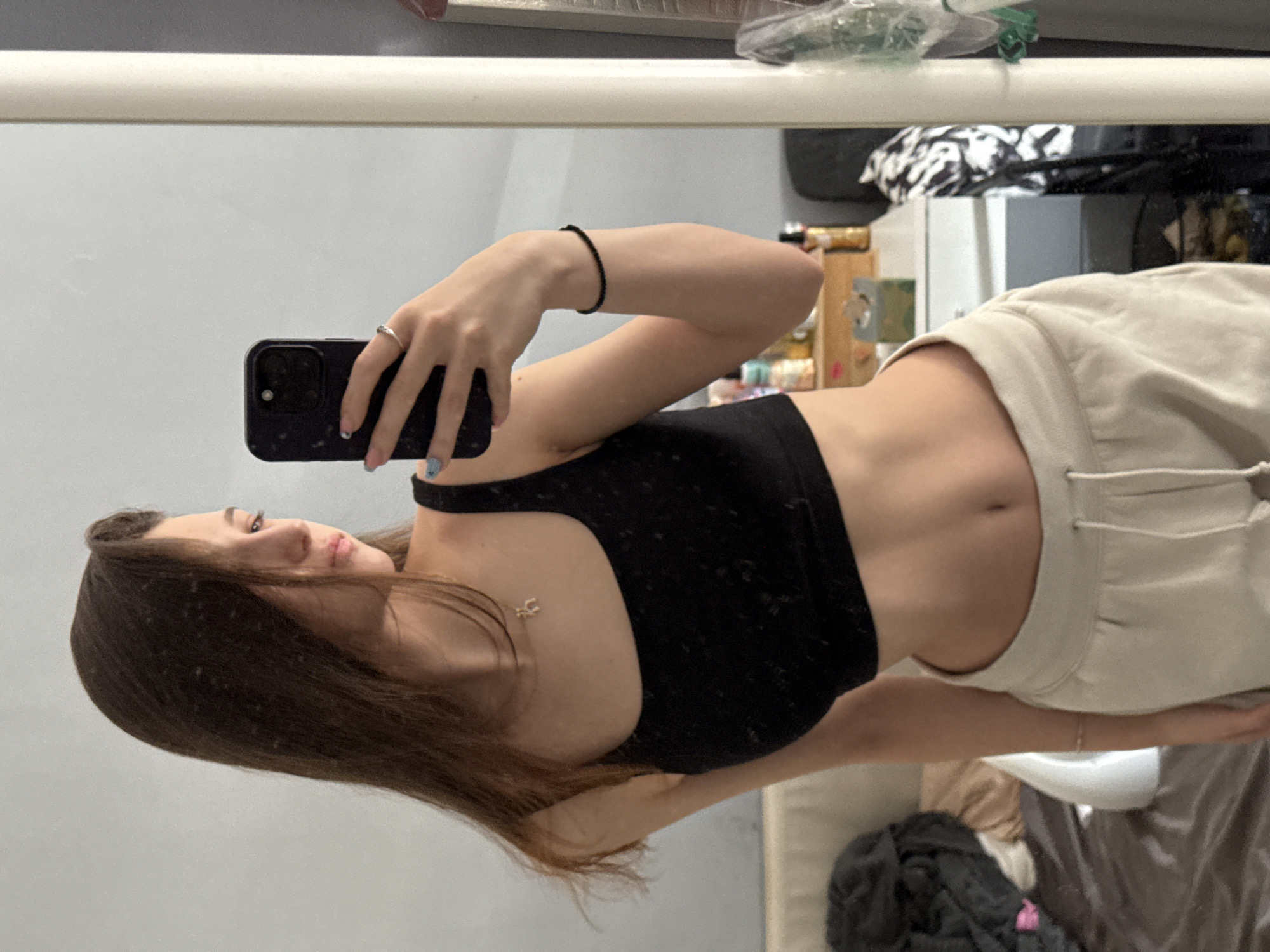 Sofia woman documents morning routine through selfies and home photos