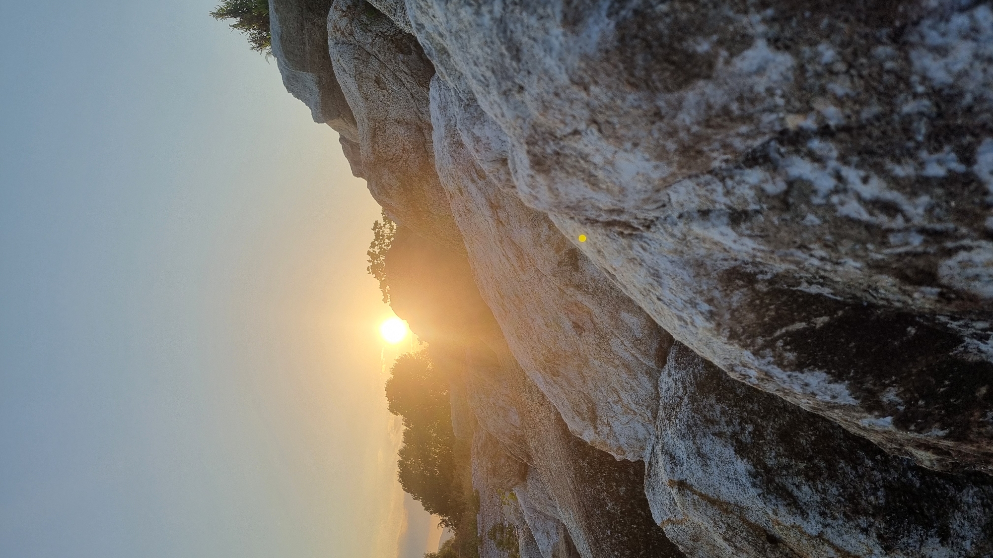 Sunset along the northern Greek coast, waves and shoreline scenes