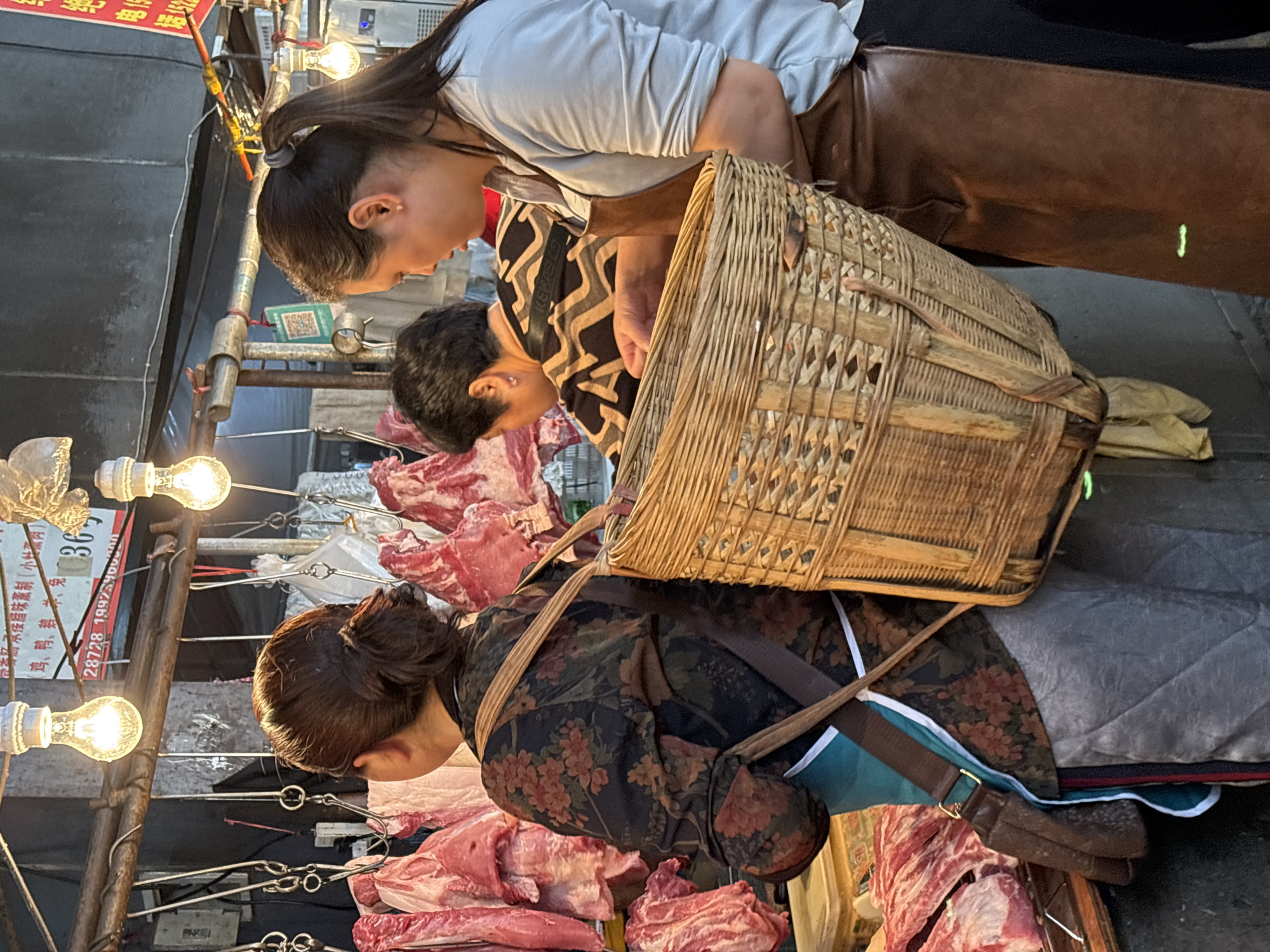 Late Night Market Activity Documented in Jiangjin, China