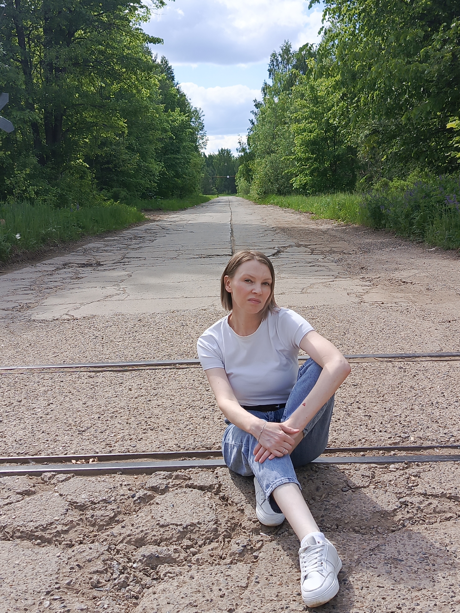 Abandoned railway documented in overgrown Kemul, Russia