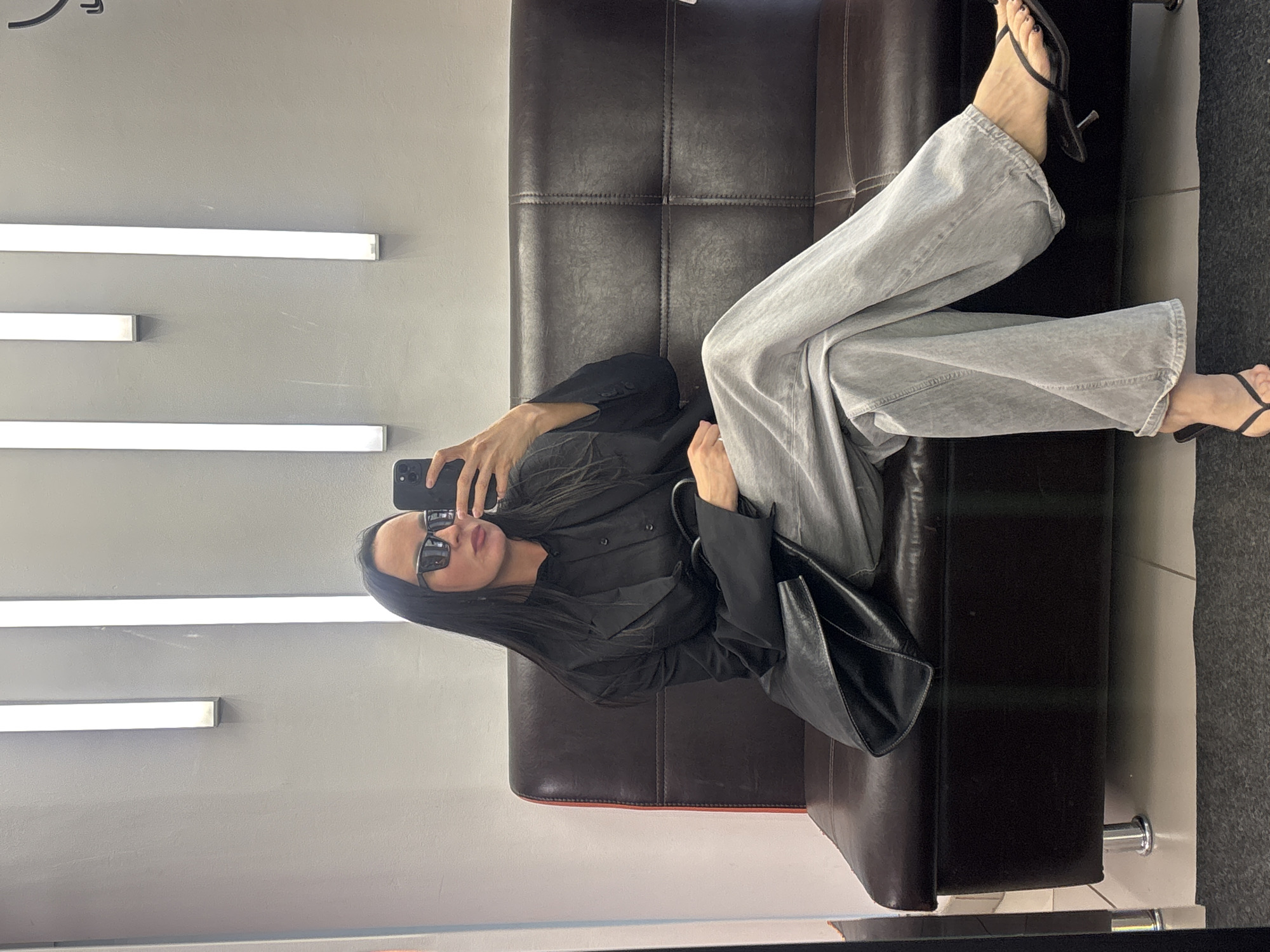 Women document beauty salon visit with selfies in Chaikovsky