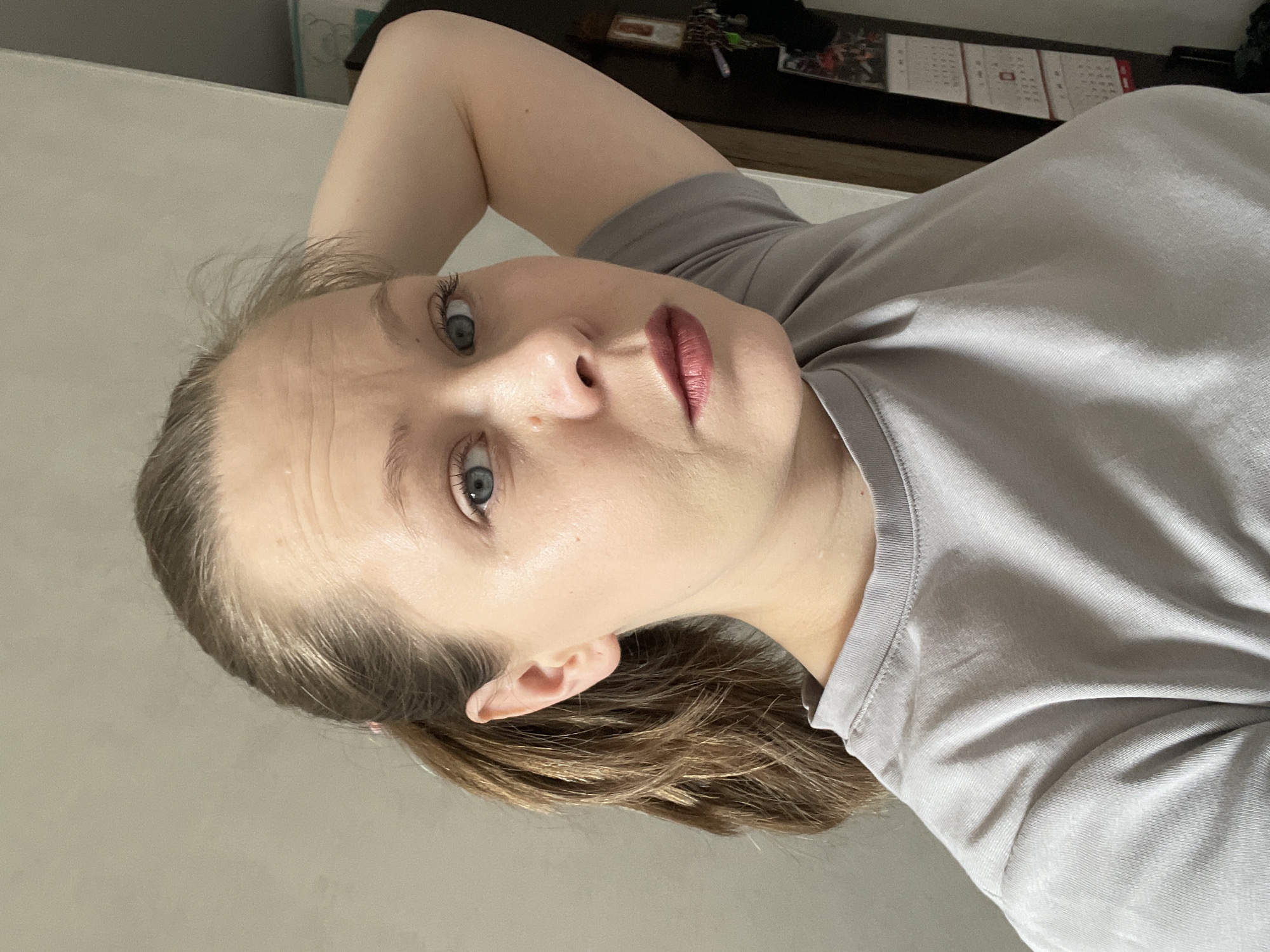 Woman takes multiple self-portraits in Chaikovsky, Russia