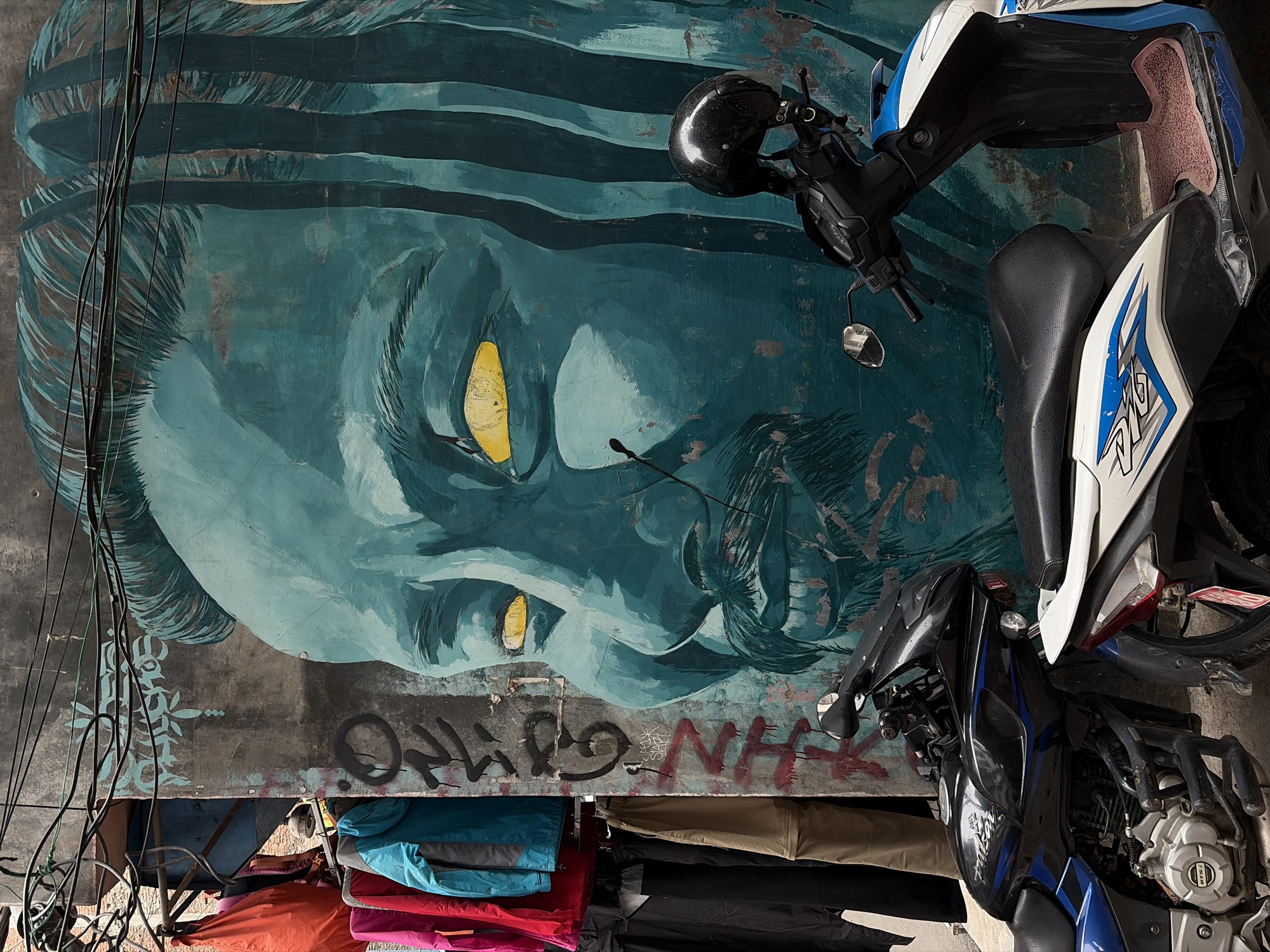Street art and cityscape documented in Kathmandu