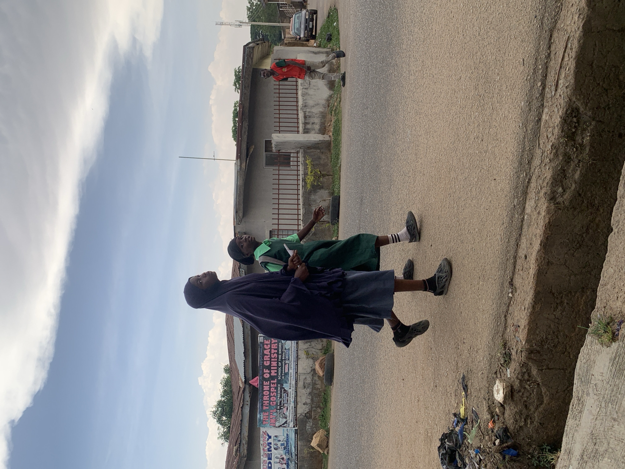 Ordinary afternoon street life documented in Gura Top, Nigeria