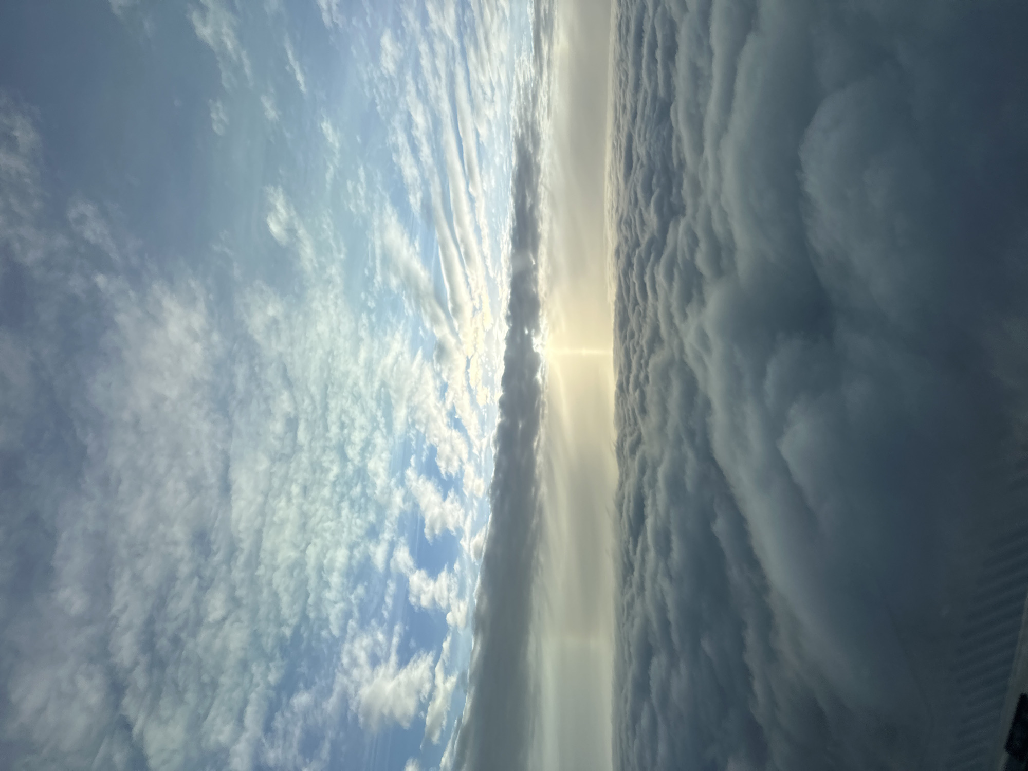 Aerial cloud formations observed over Ob, Russia