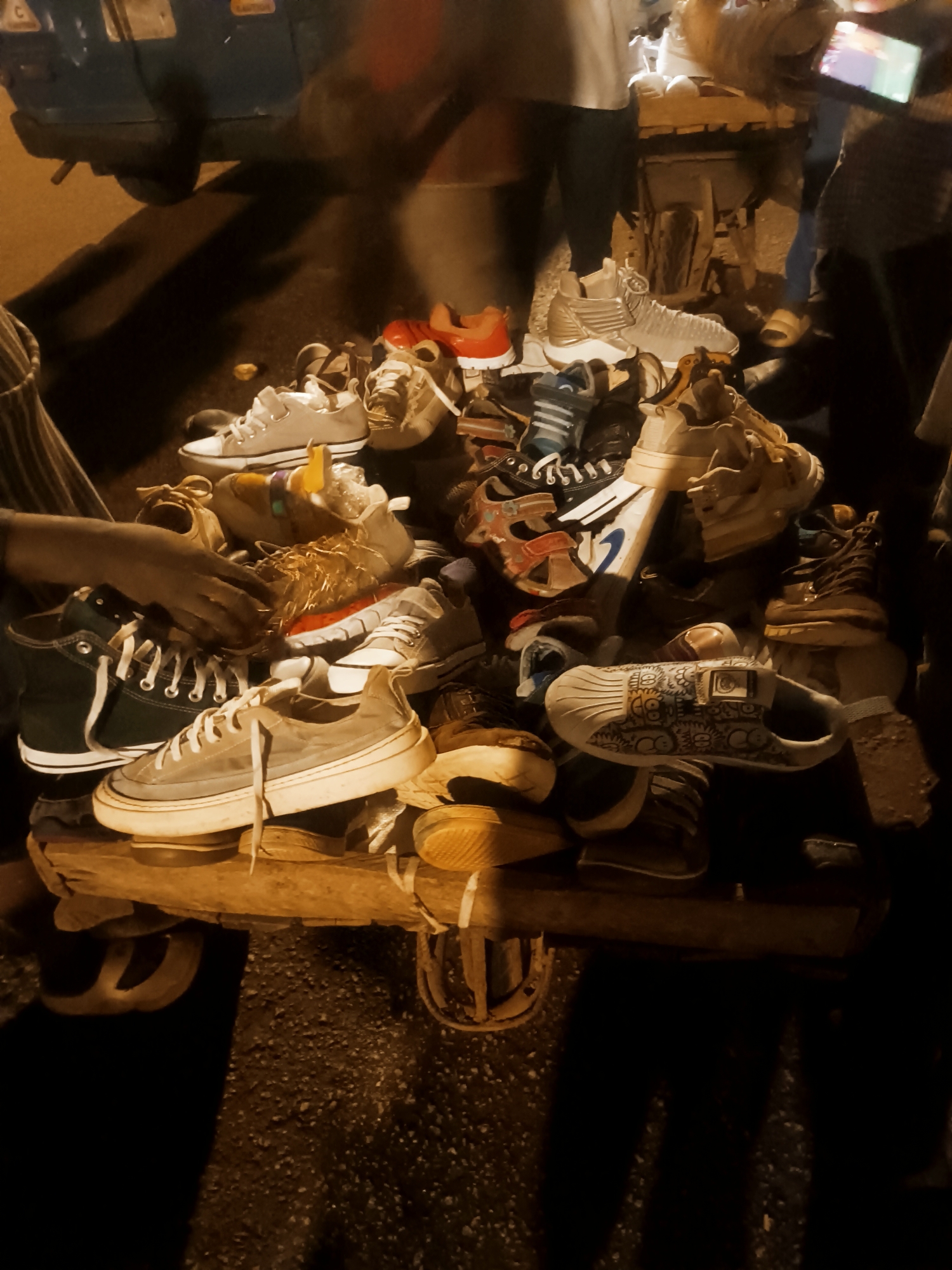 Everyday street life documented in Bukuru, Nigeria Saturday evening
