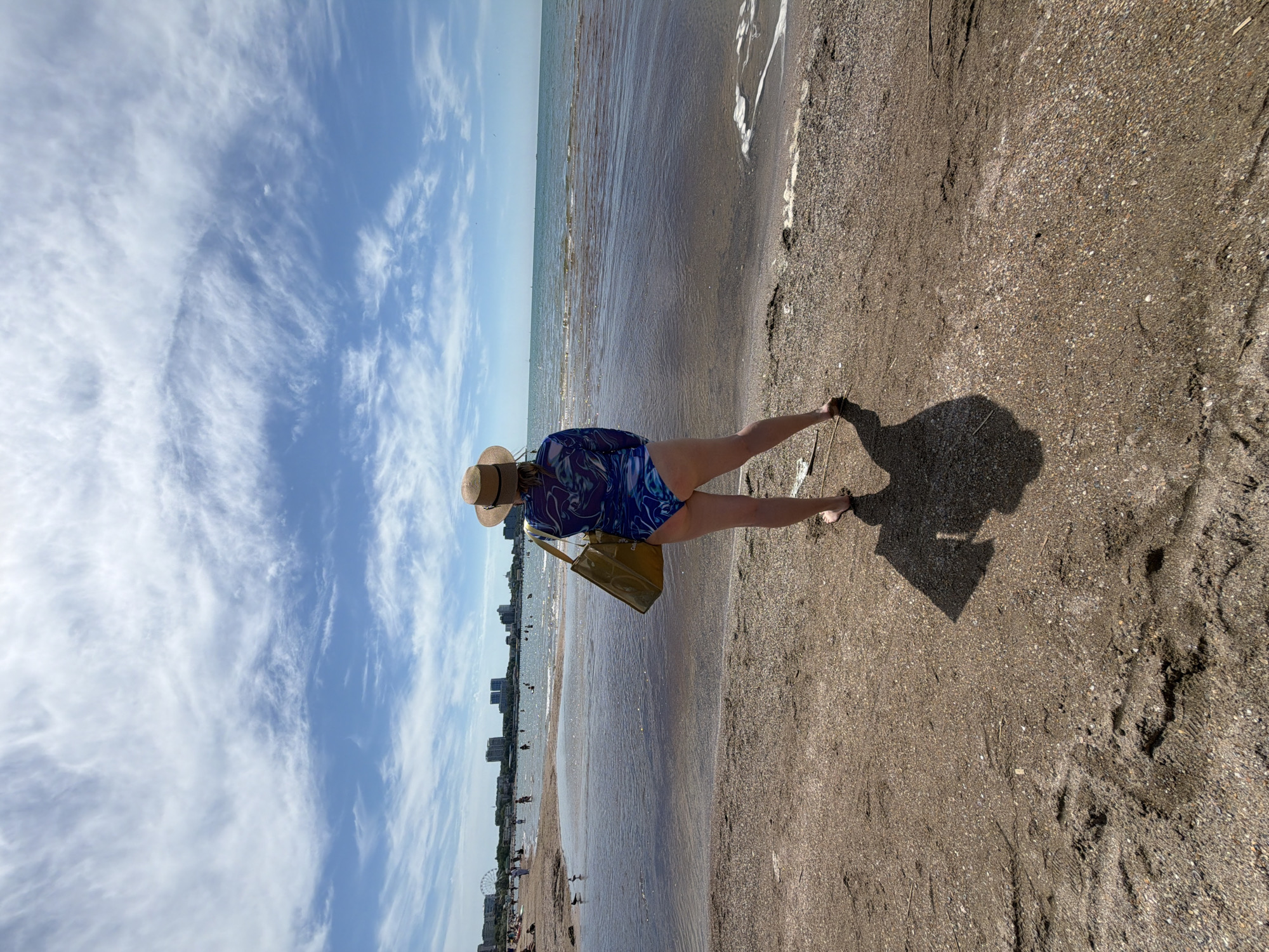 Beachgoers enjoy sunny day at Anapa, Russia resort