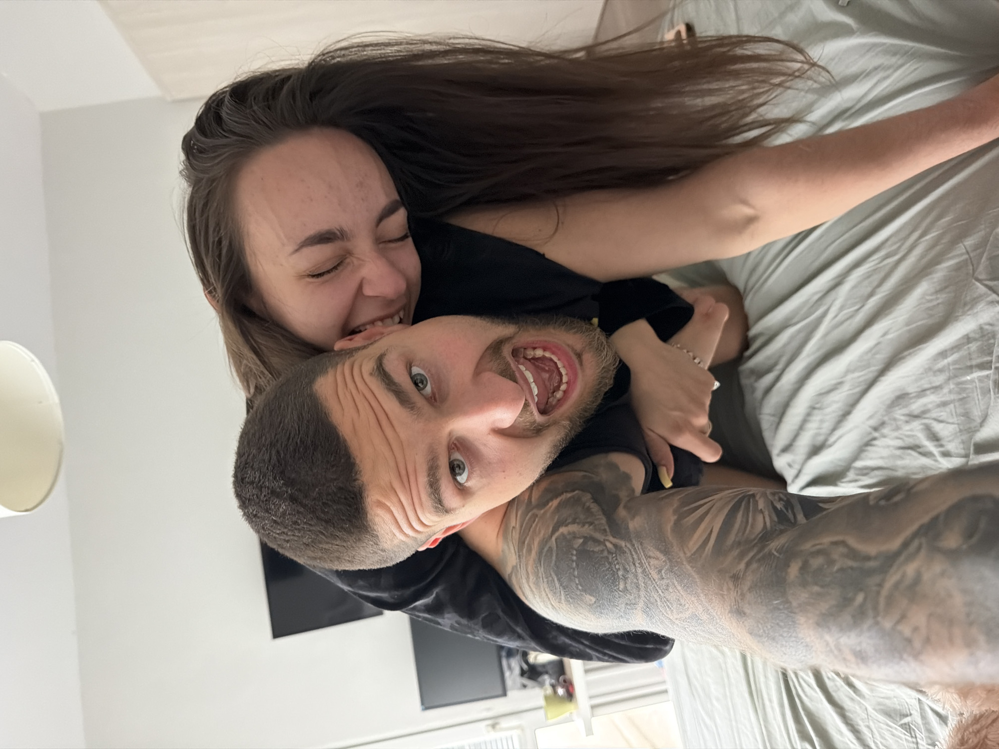 Couple shares intimate moments during morning in Sofia