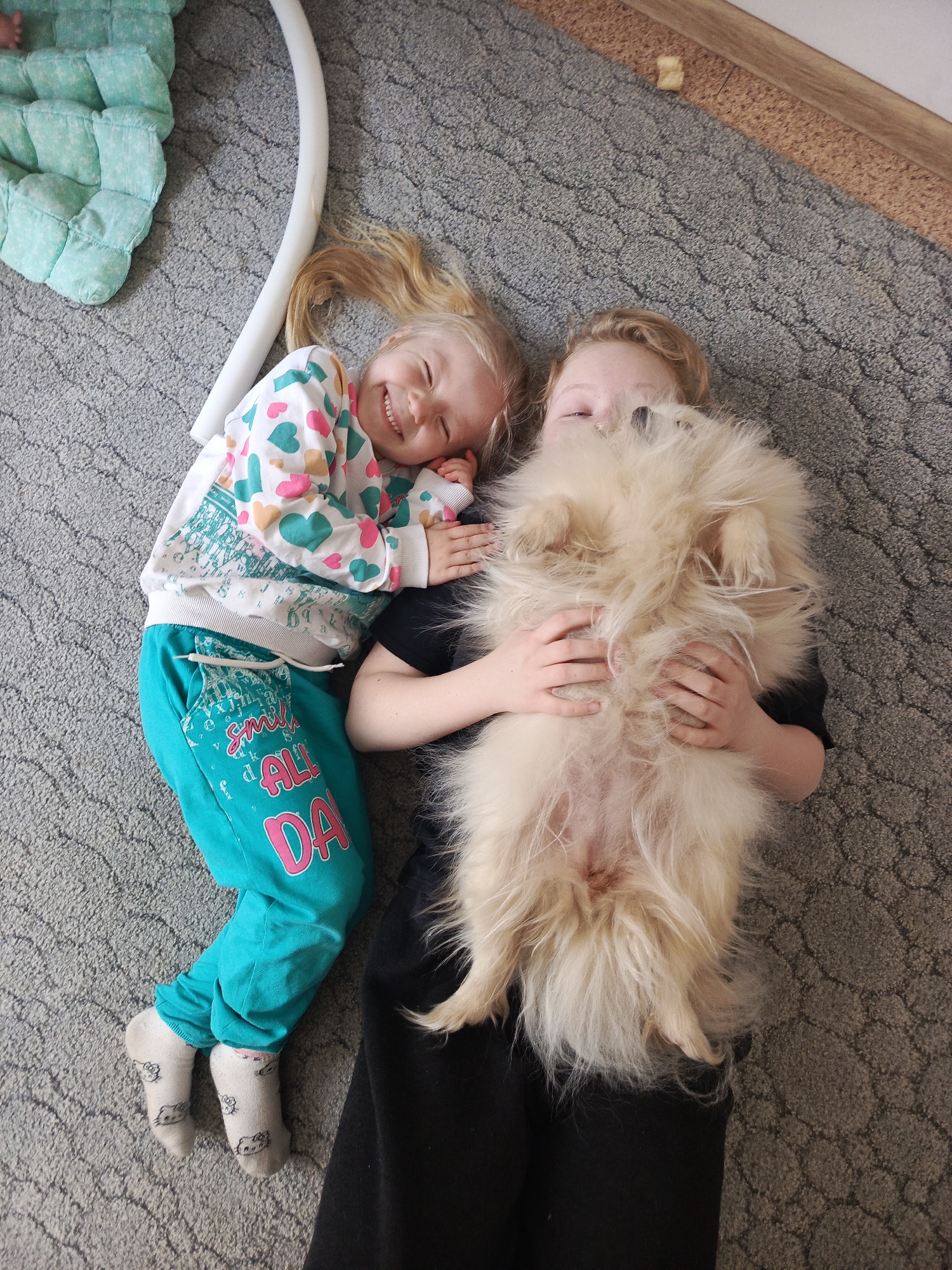 Morning family life and countryside drive documented May 1