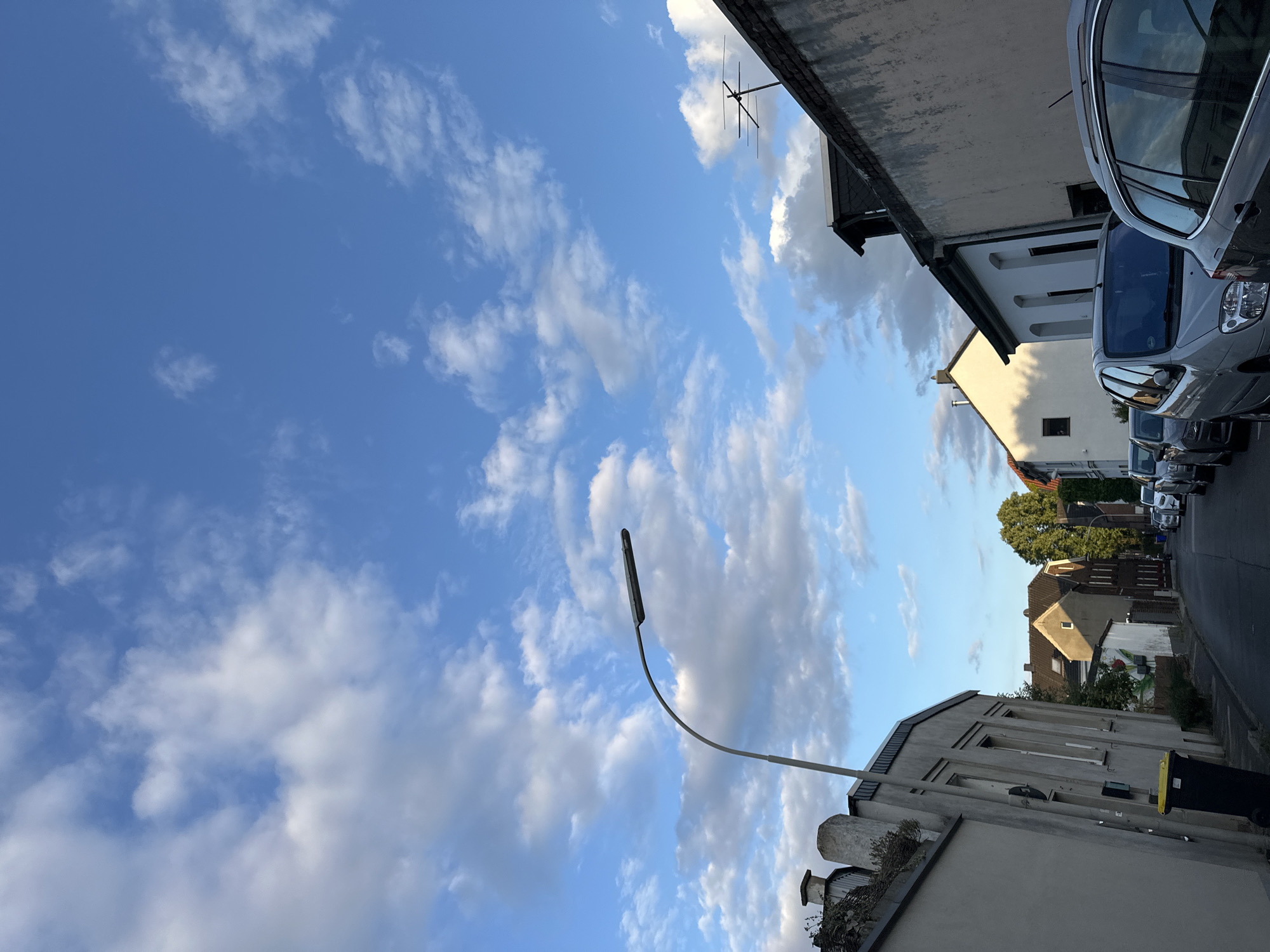 Krefeld street scene on a bright July afternoon