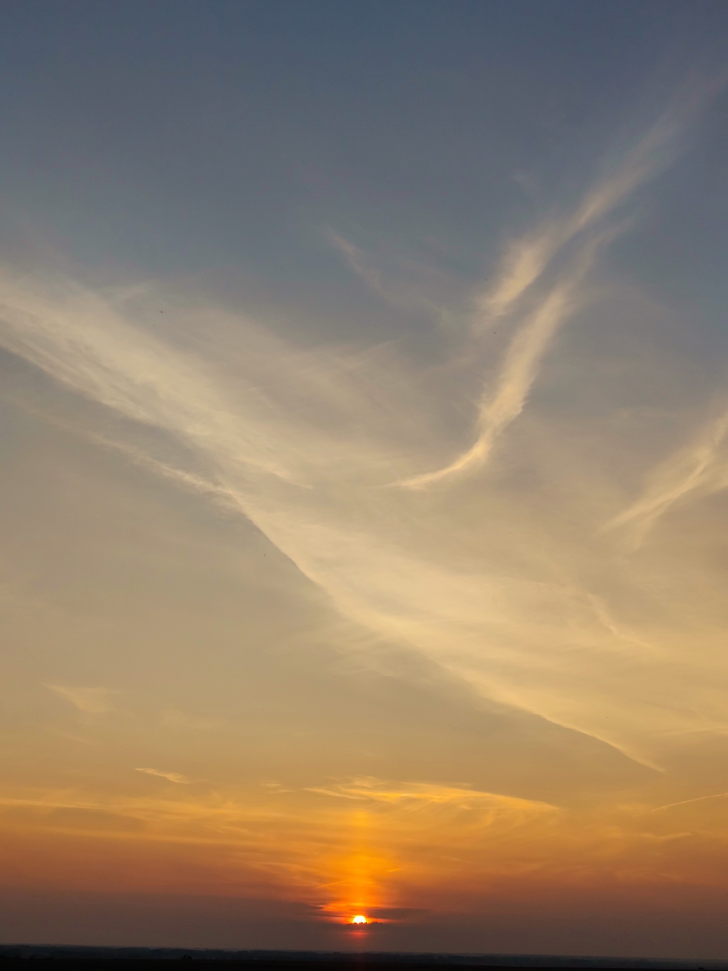 Sunset over Kazakhstan's rural steppe, multiple angles