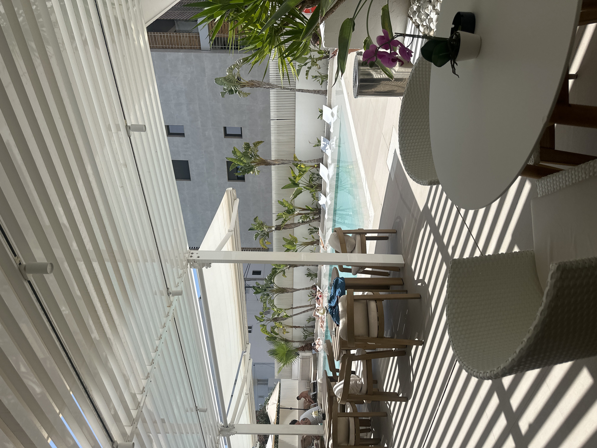 Tourist documents casual morning in Eivissa resort areas