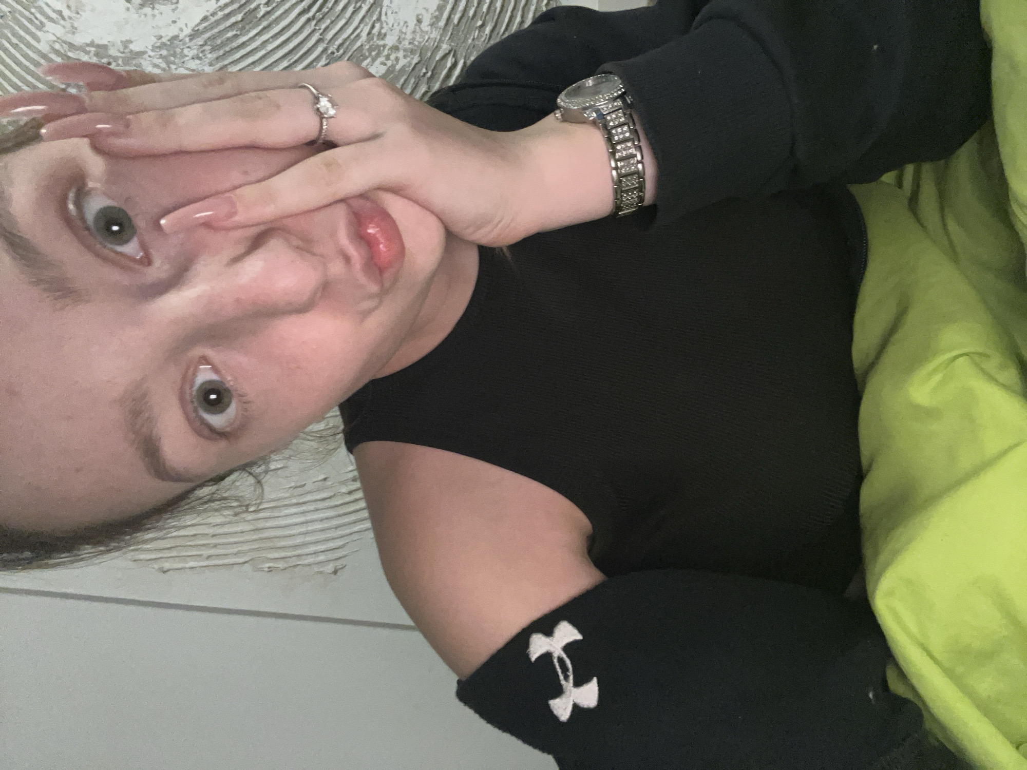 Person in Under Armour shirt observed reclining in Varna
