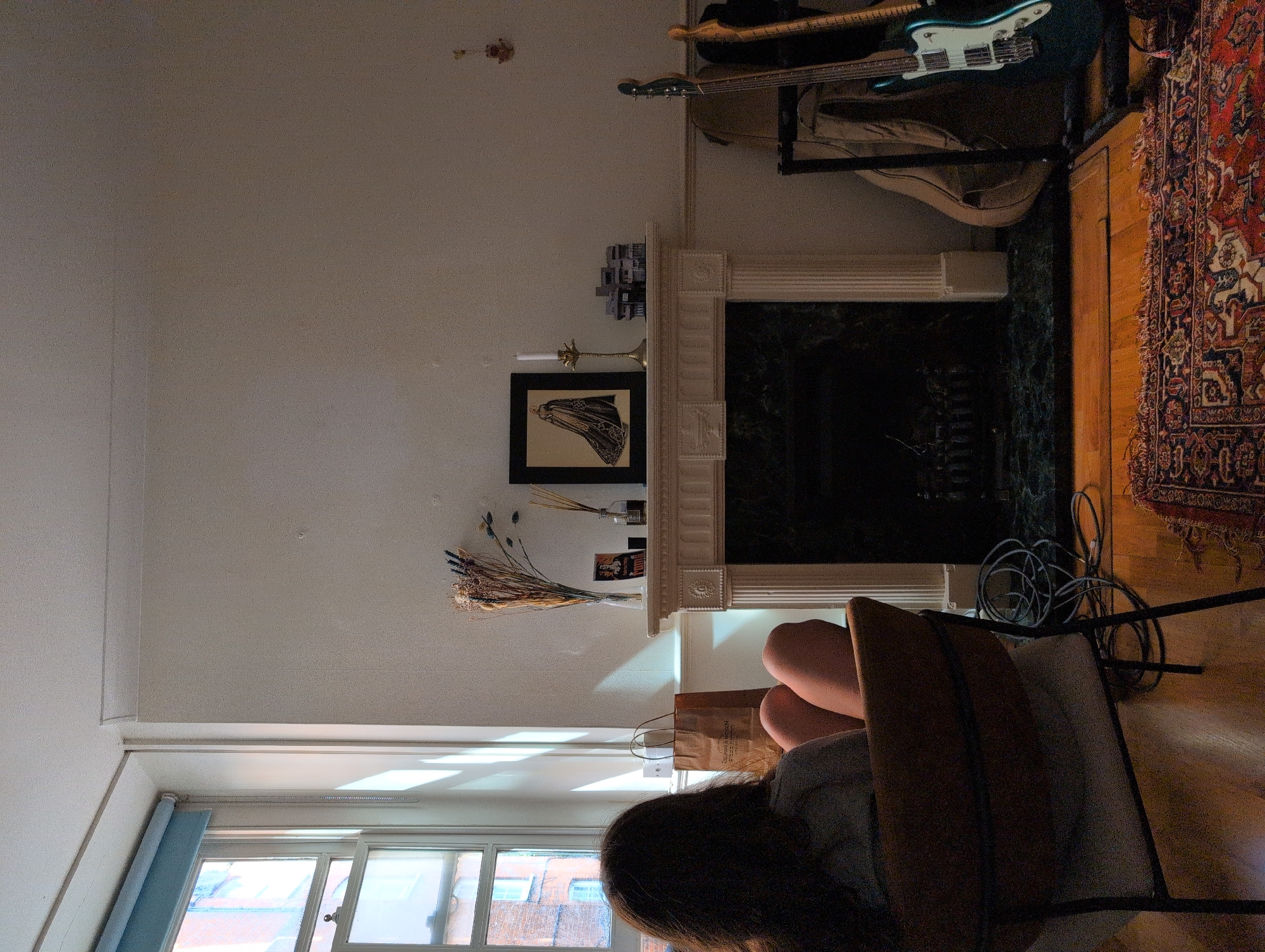 Lunch and a quiet interior, somewhere in north London