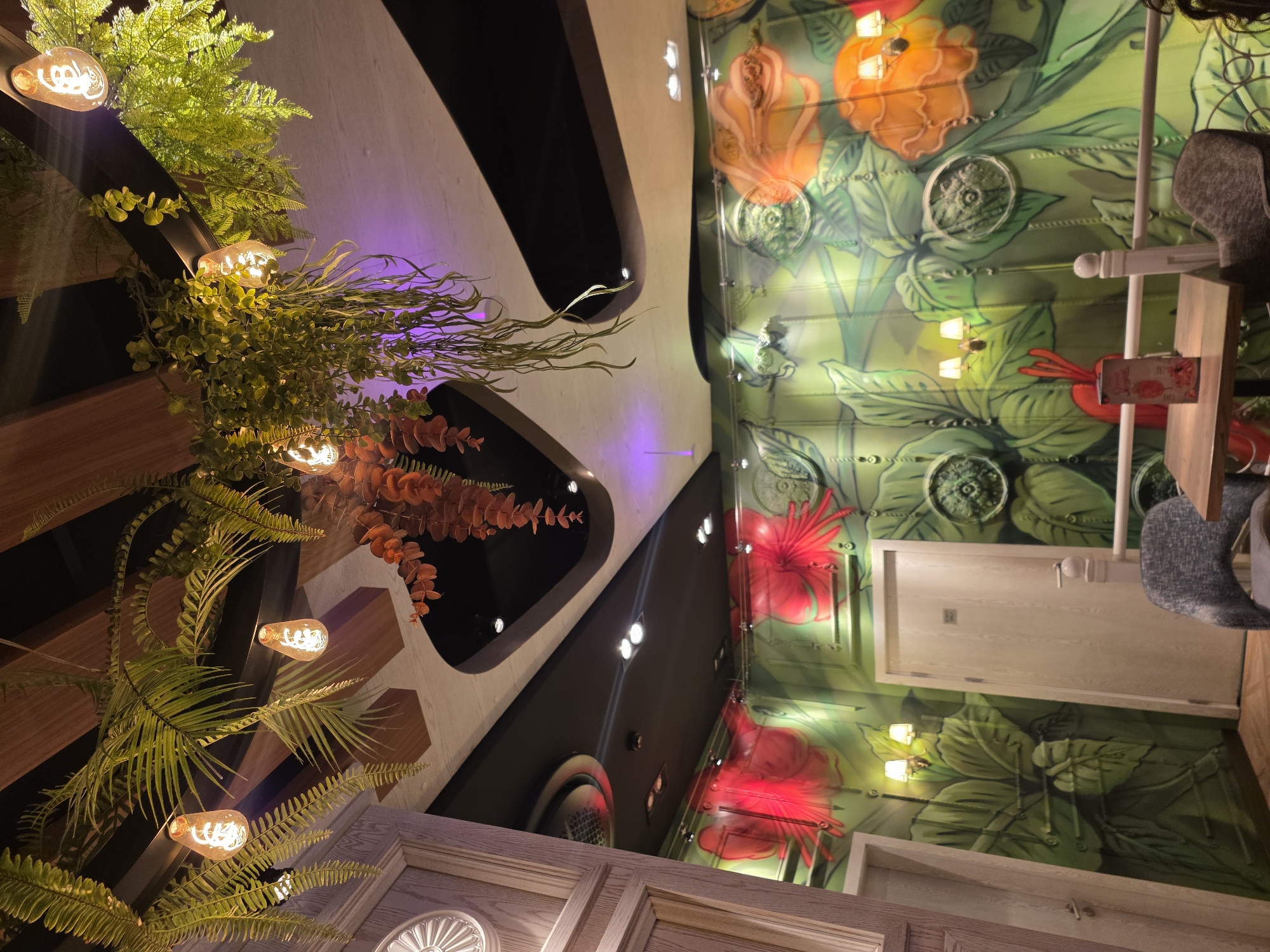 Restaurant interior documented in Plovdiv, Bulgaria