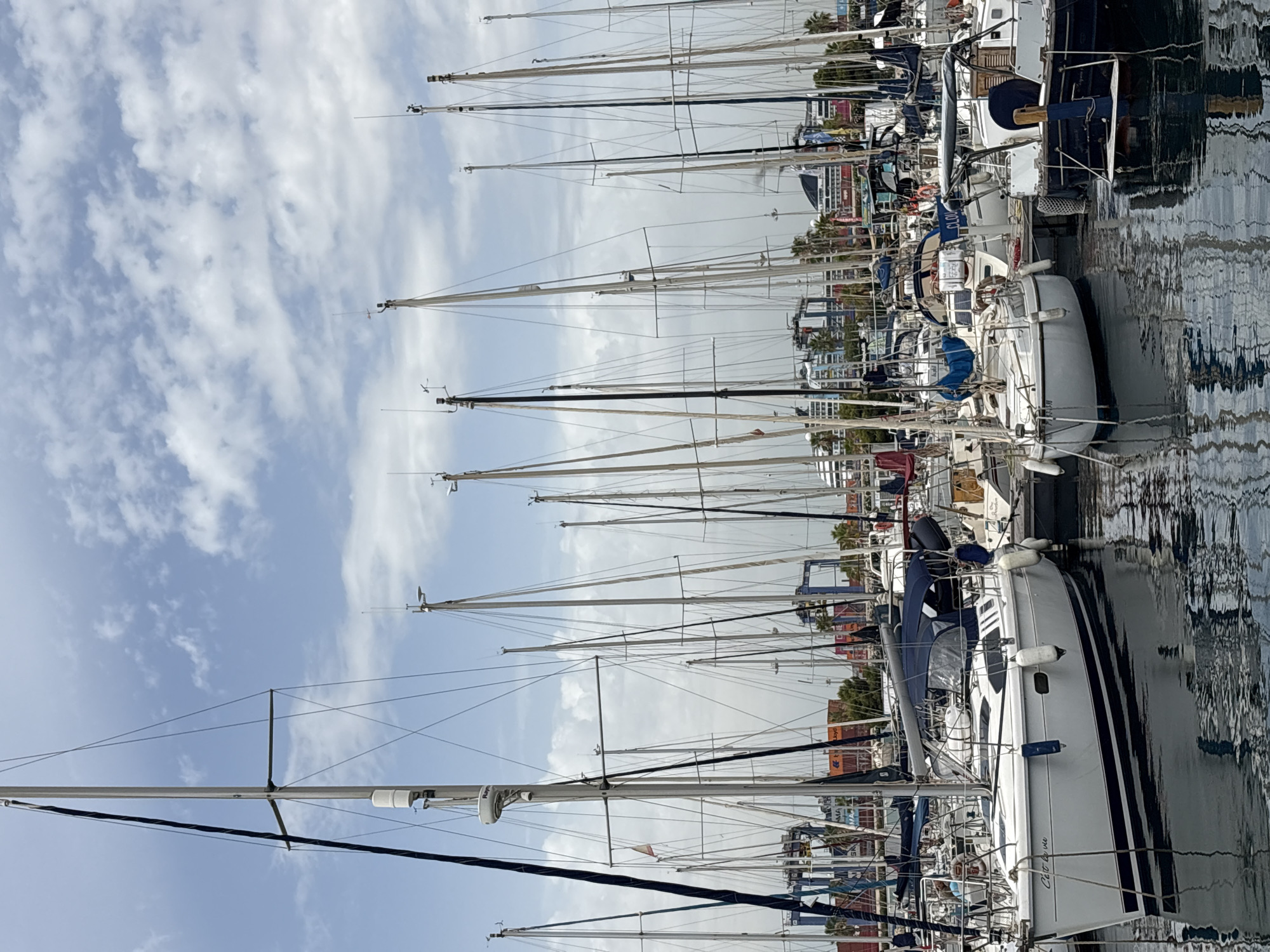 Hanging at a Valencia sailboat marina with an Aranciata