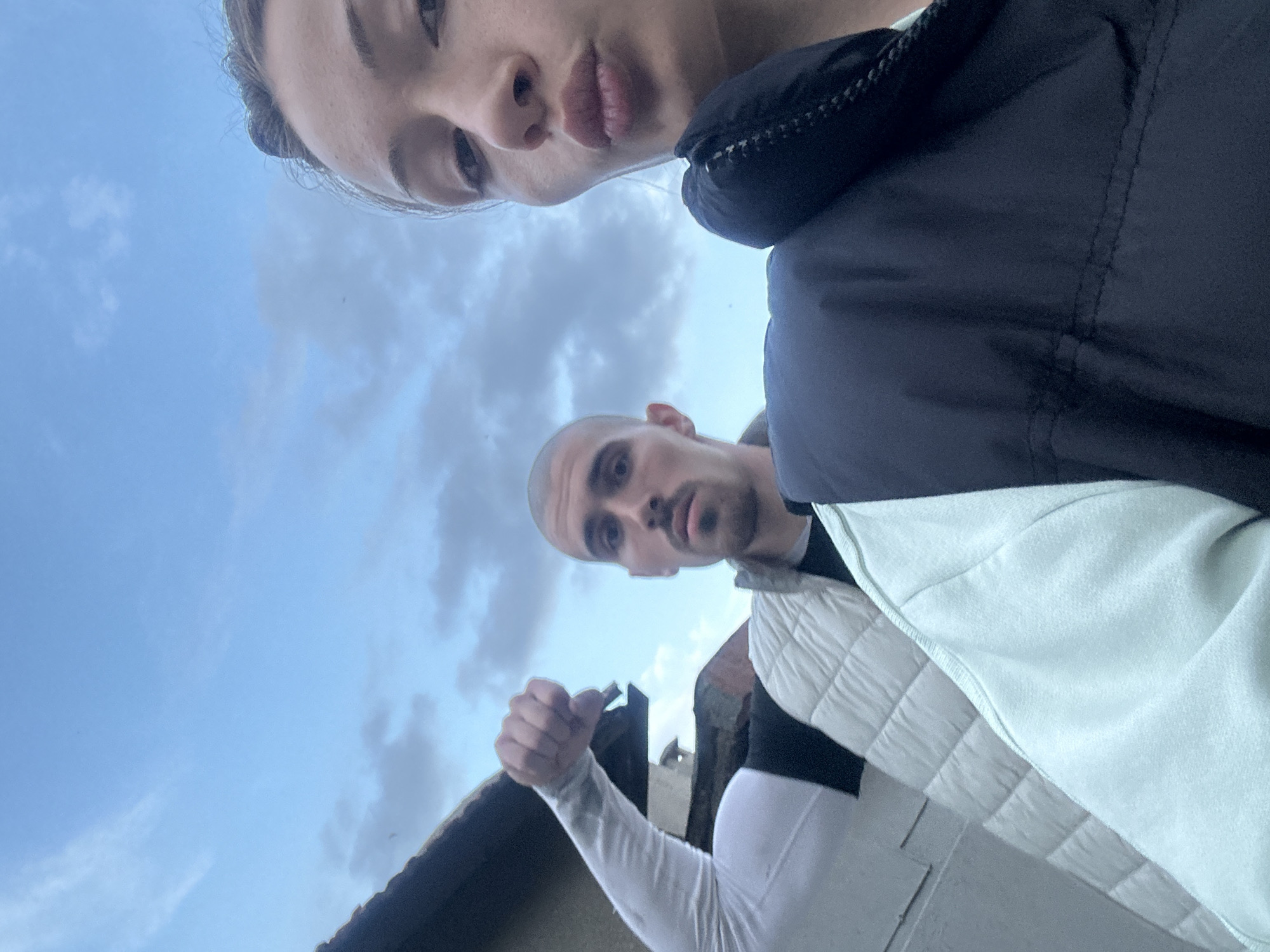 Selfie and barking dog captured simultaneously in Burgas