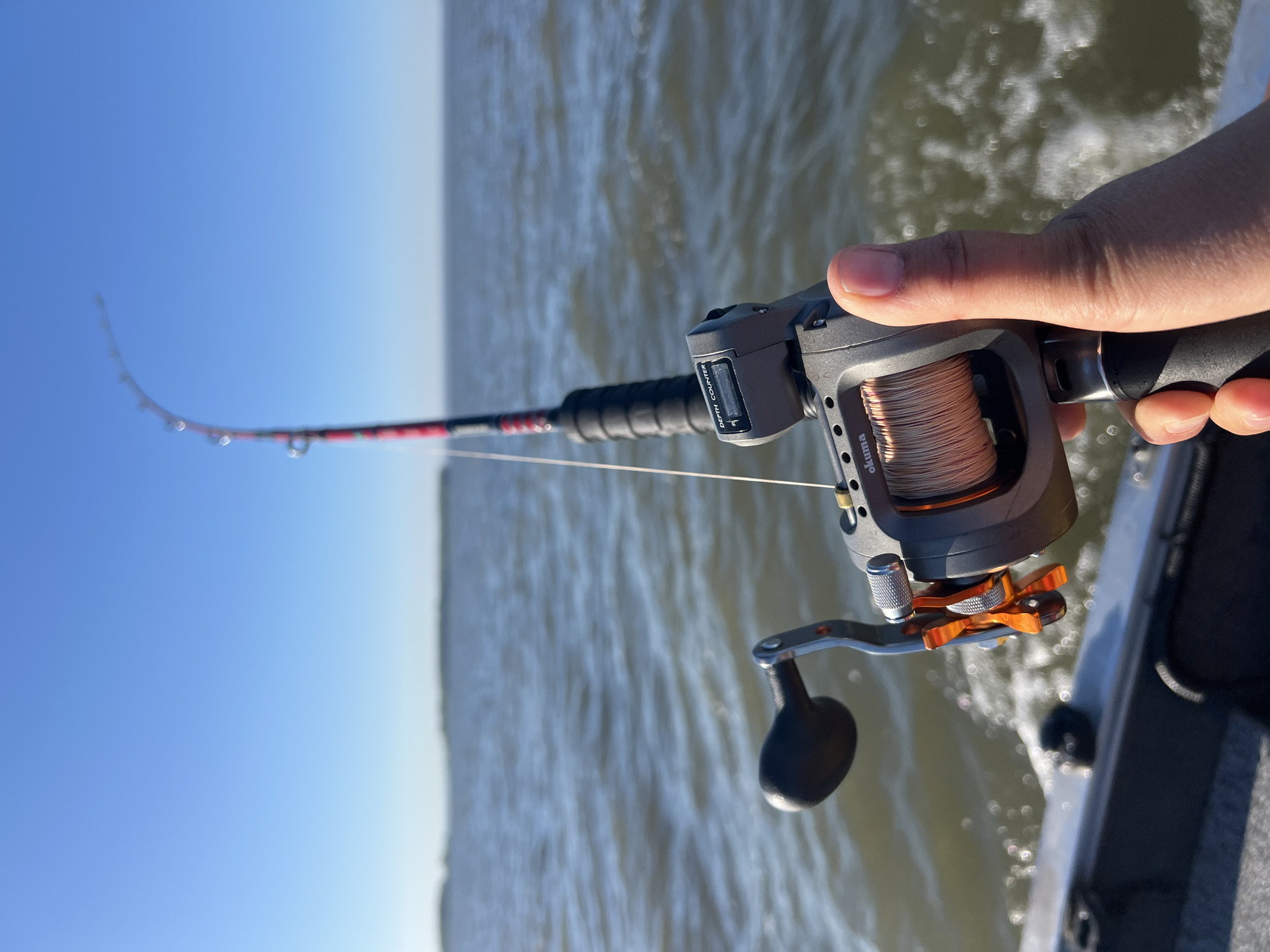 Fishing trip on a Russian lake, rods bent and lures ready