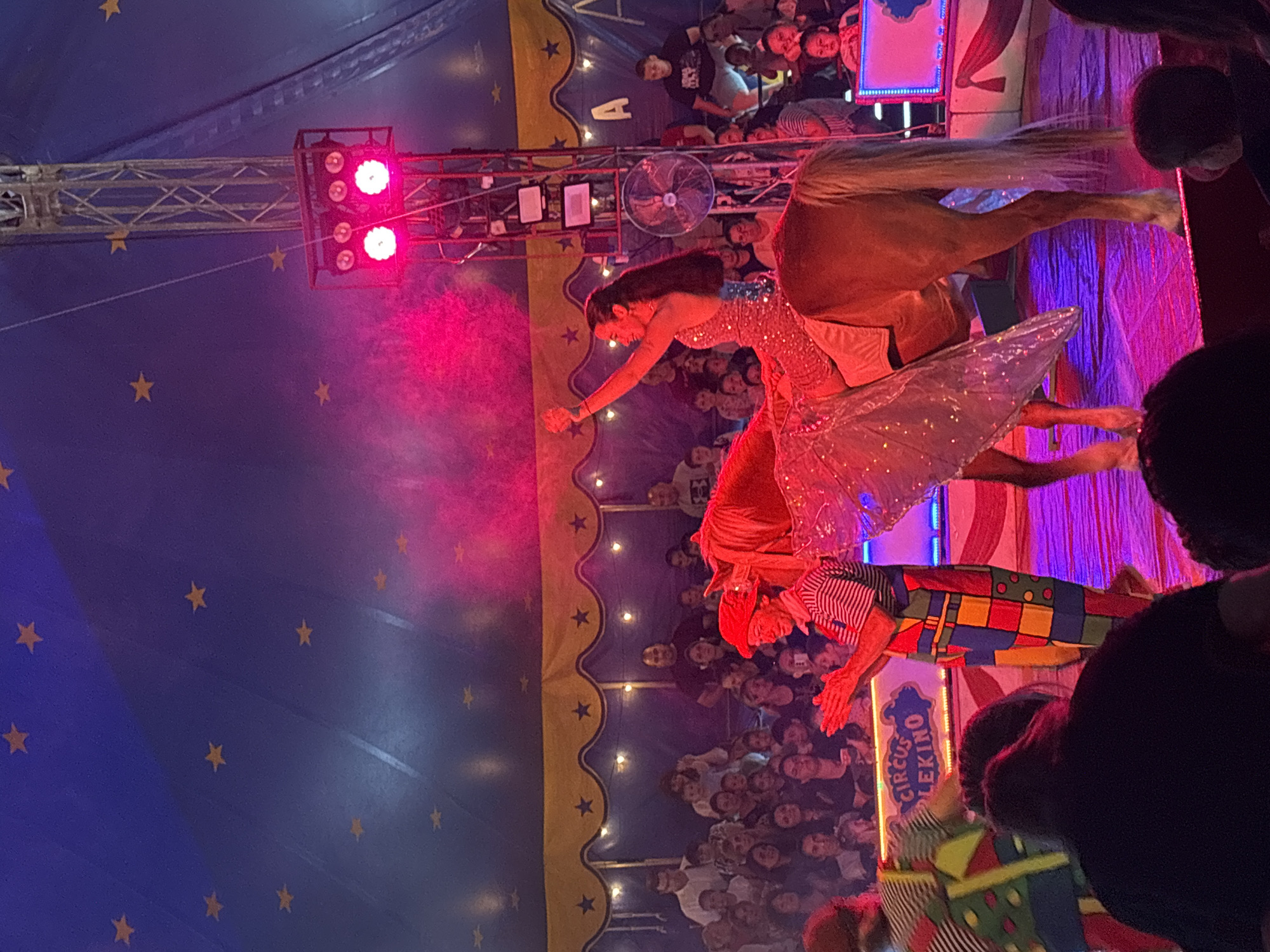 Circus performance in full swing in Shumen, Bulgaria