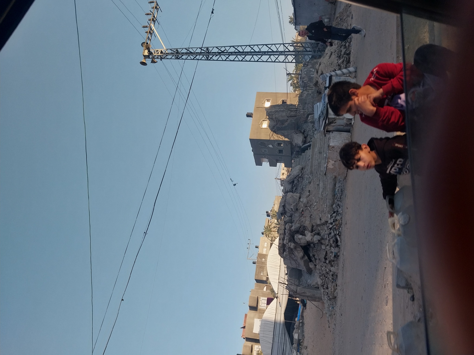 Street scenes documented across Deir el-Balah during afternoon hours