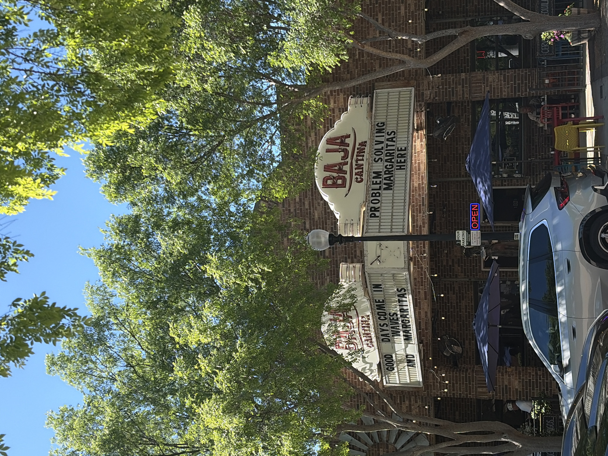 Baja Cantina restaurant exterior captured in Roanoke