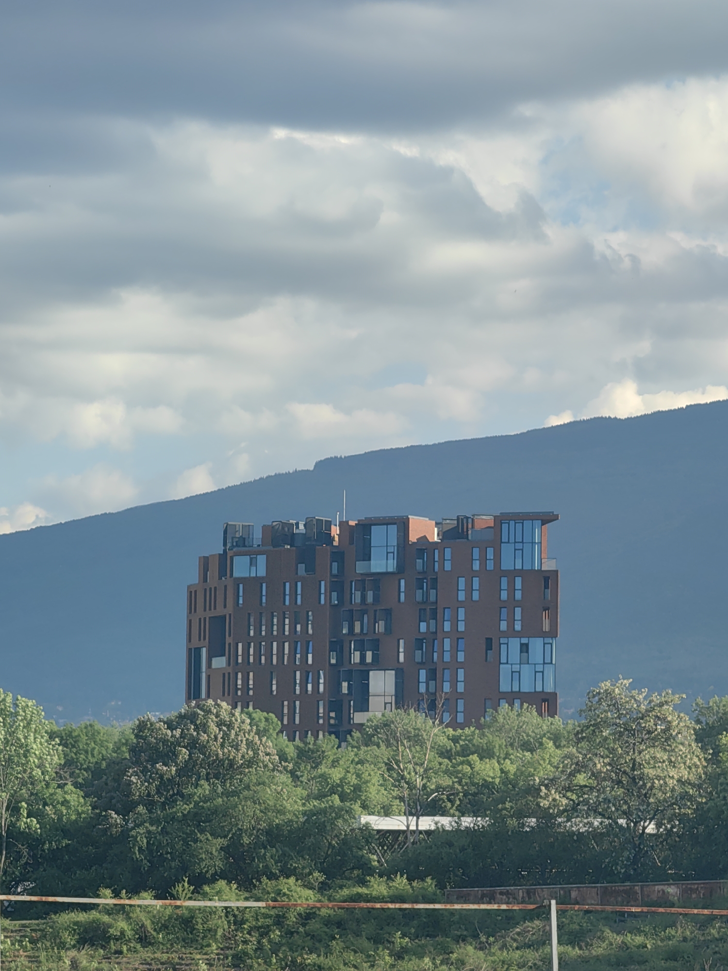 Spring afternoon scenes captured across Sofia neighborhoods