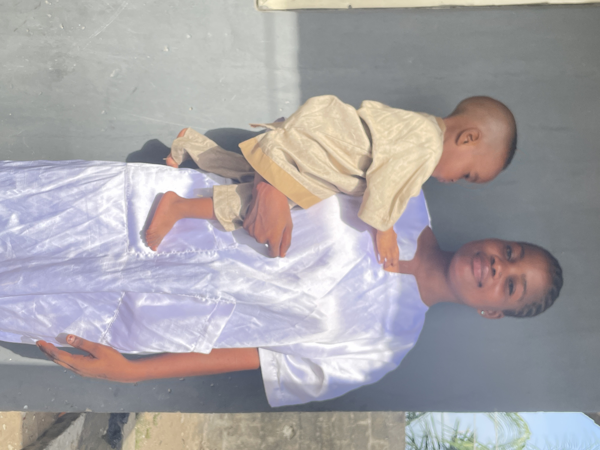 Mother and child share tender moments in Badagry portraits