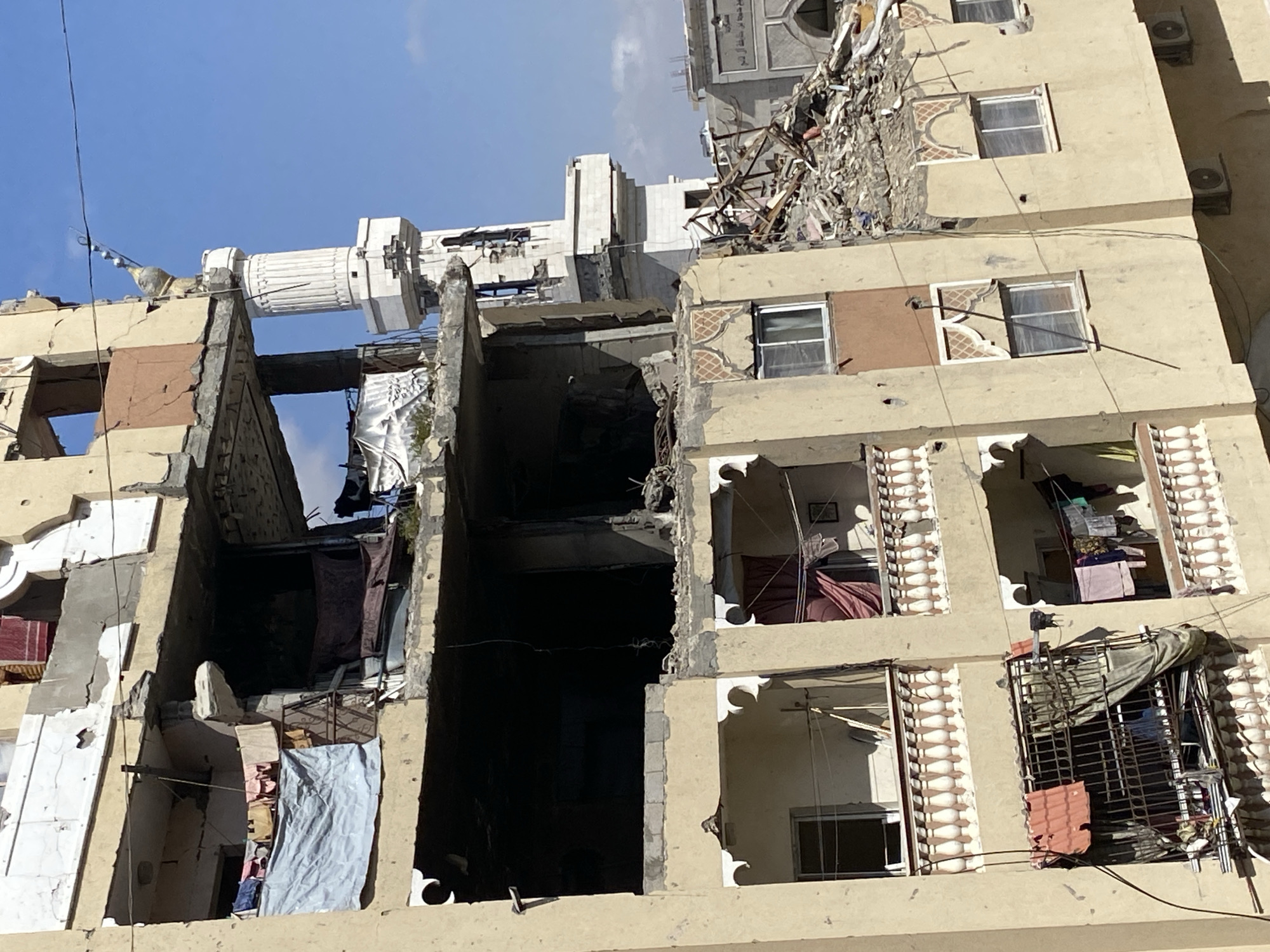 Extensive building damage documented across Khan Yunis neighborhoods