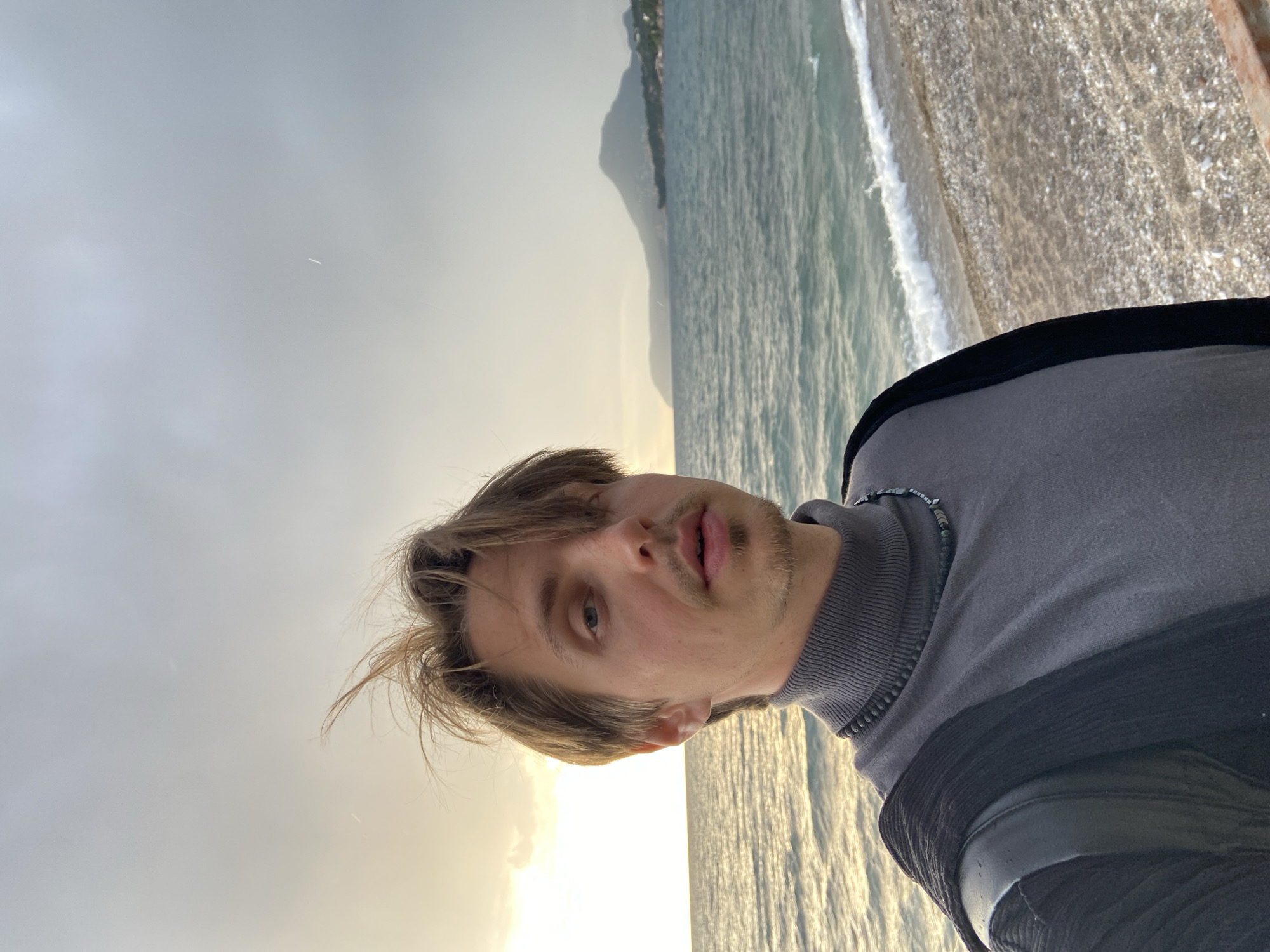 Man takes selfie at Montenegro bar location