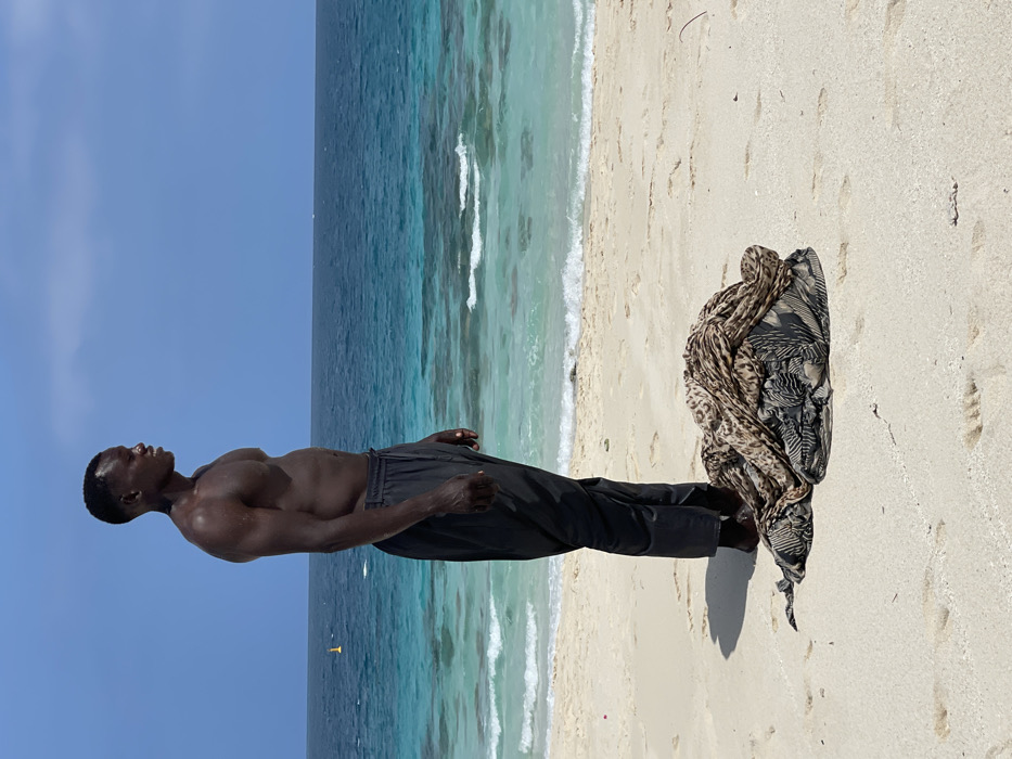 Morning beach activity captured across Zanzibar coastline