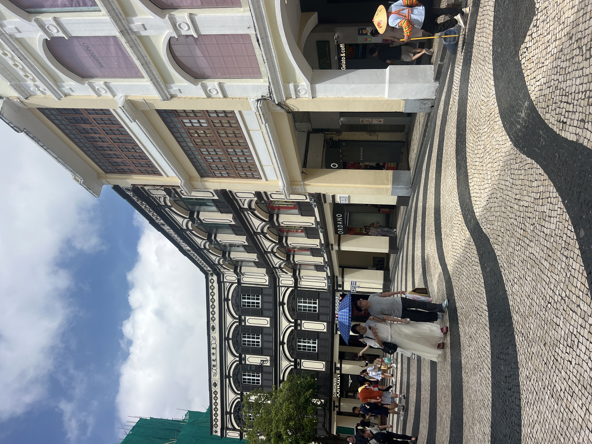 Morning tourist activity documented across historic Macau districts