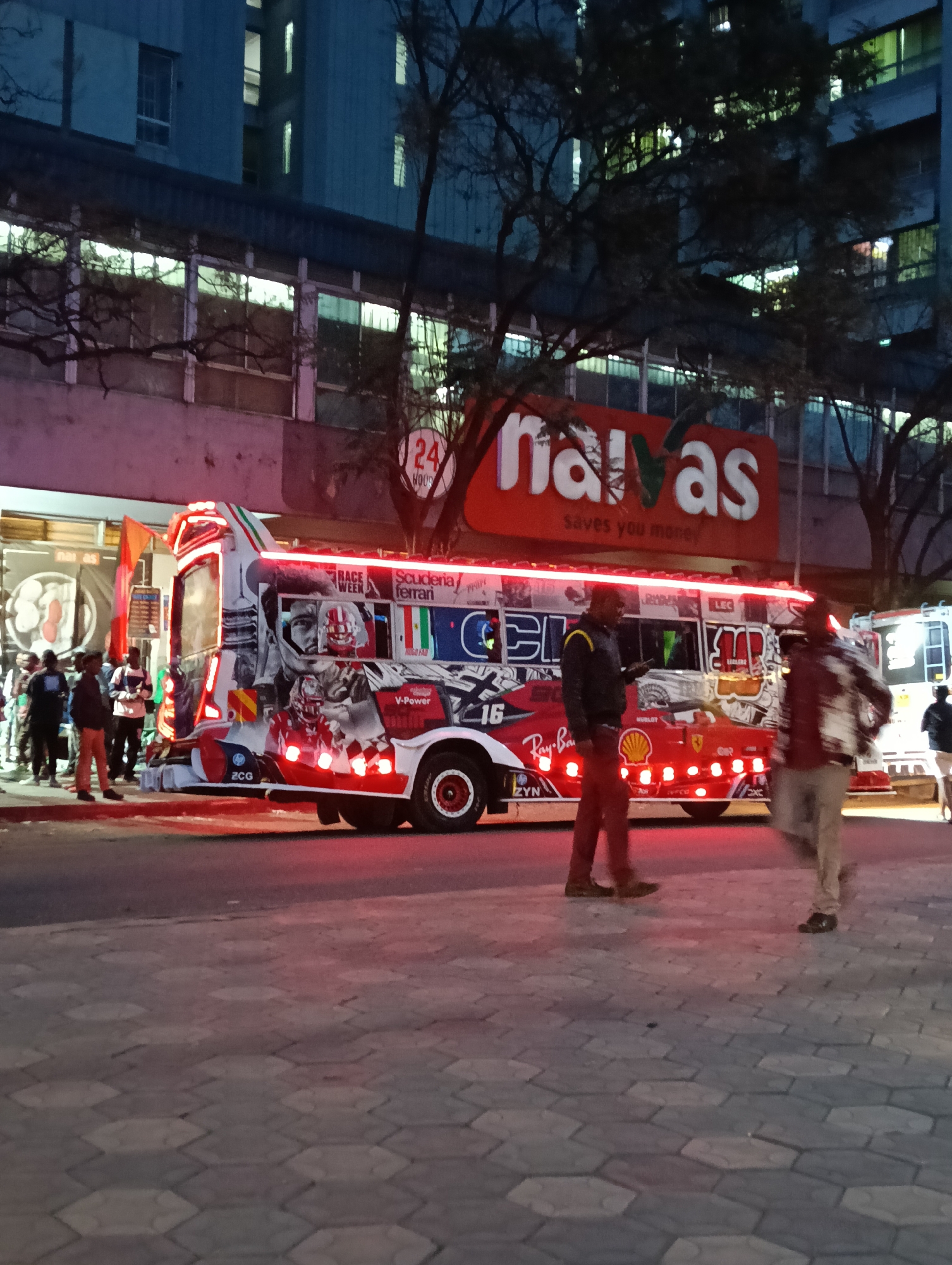 Nairobi's matatu culture on full display, two decorated buses